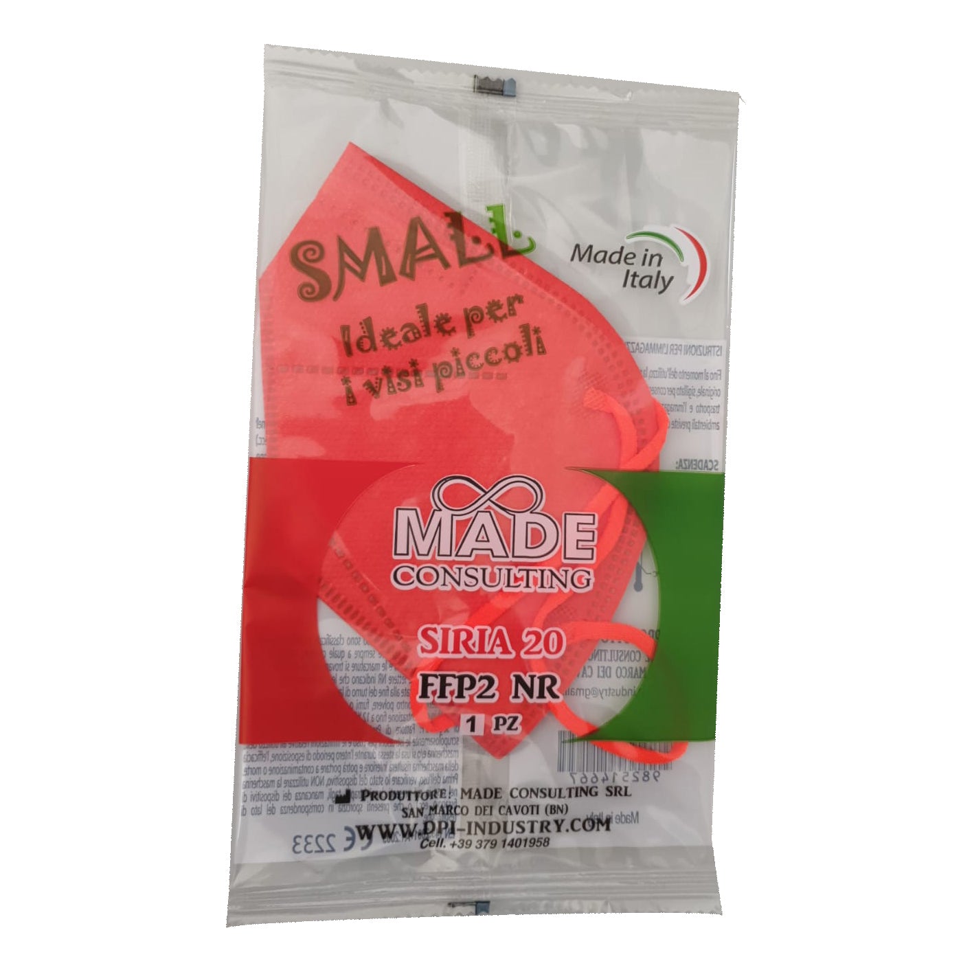 SIRIA 20 SEMIMAS FFP2 CORAL S