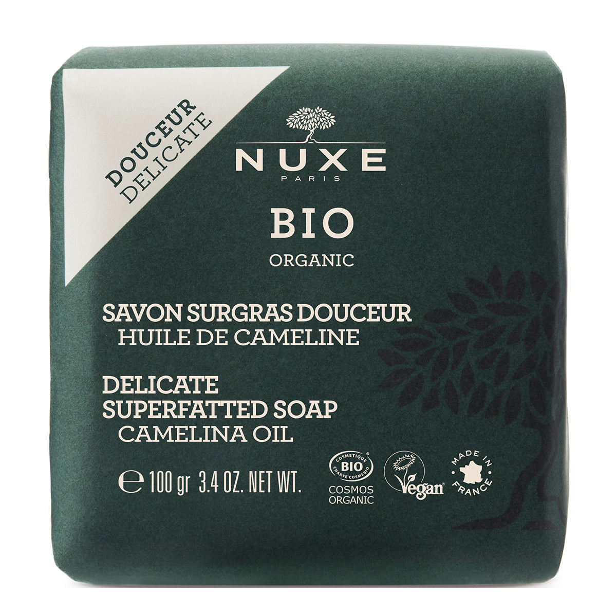 Nuxe Bio Organic Sapone Solido Delicato Viso E Corpo 100g