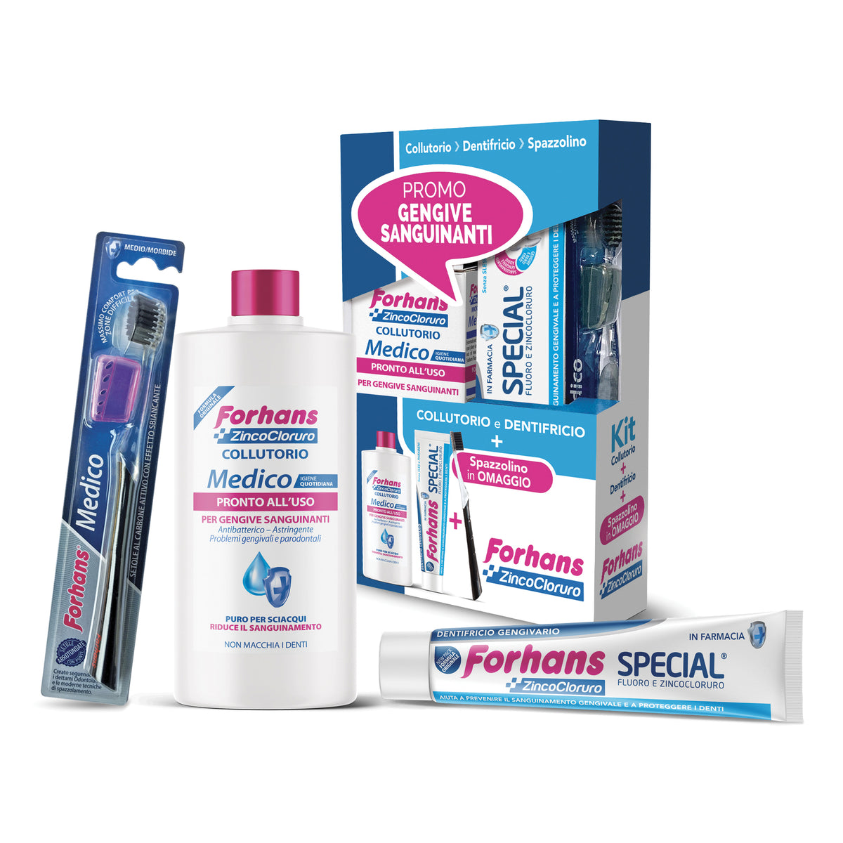 FORHANS KIT GENGIVE SANGUINANT  