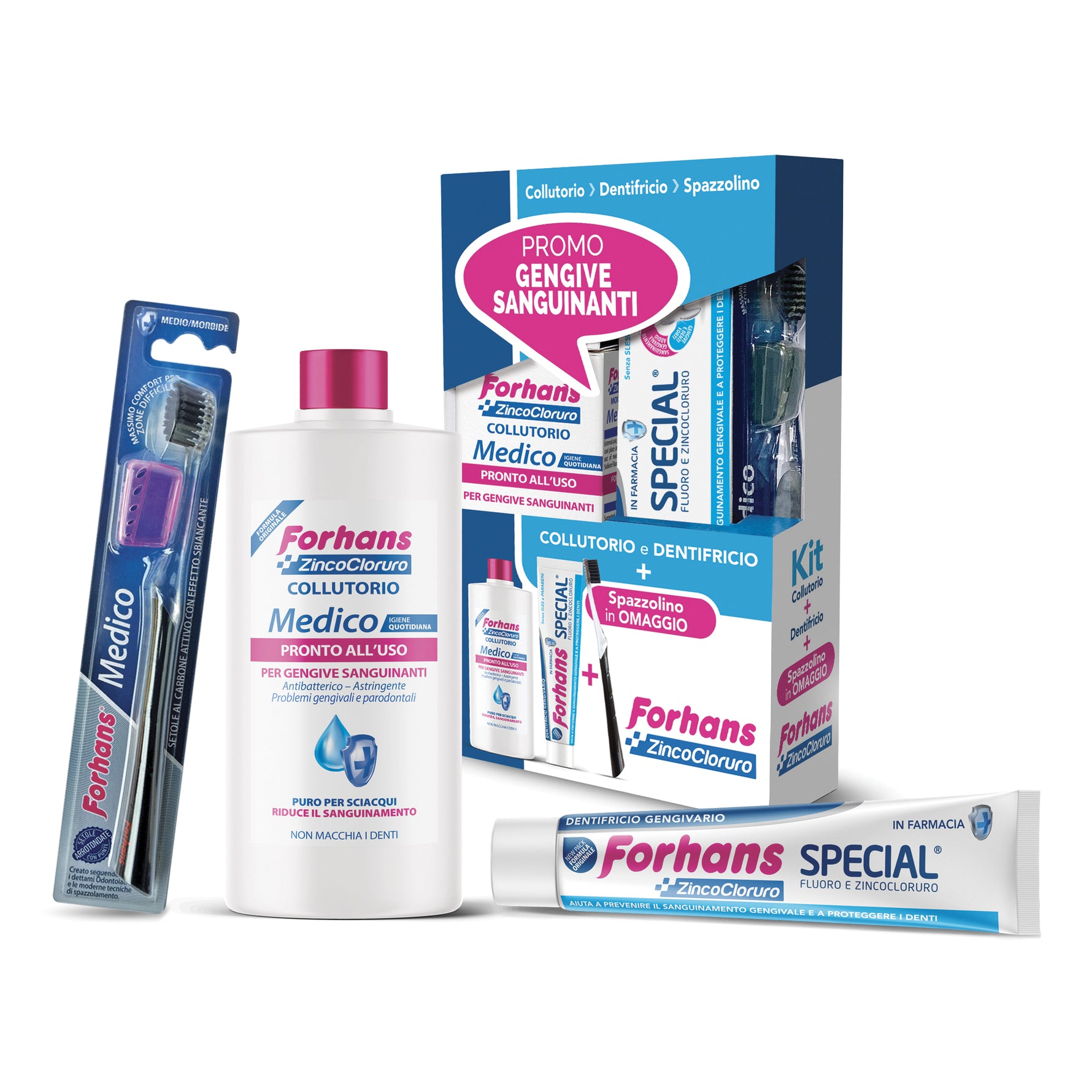 FORHANS KIT GENGIVE SANGUINANT
