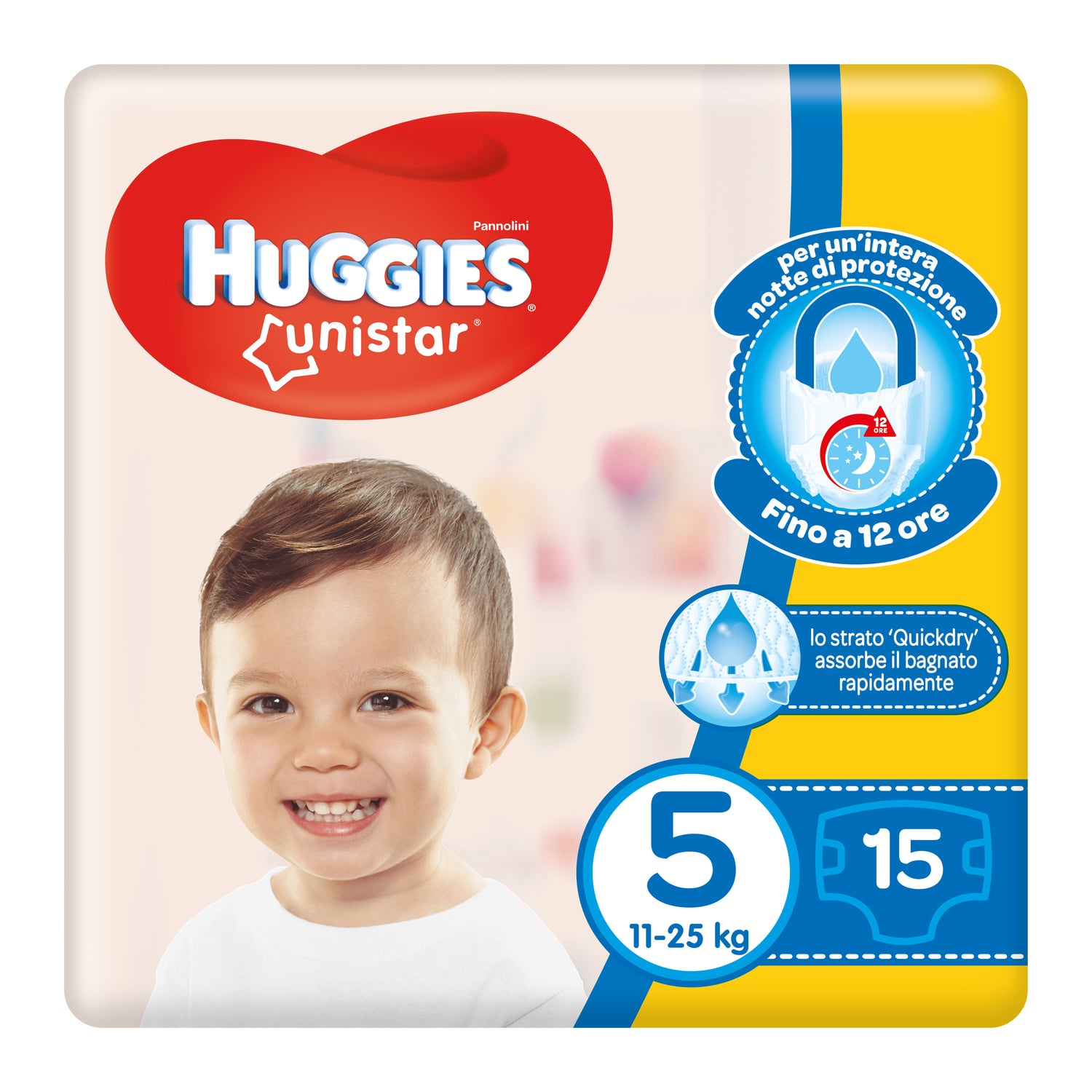 HUGGIES UNISTAR BASE 5 15PZ
