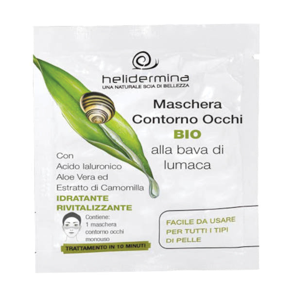 Helidermina - Maschera Viso Bio Alla Bava Di Lumaca Con Acido Ialuronico E Aloe Vera