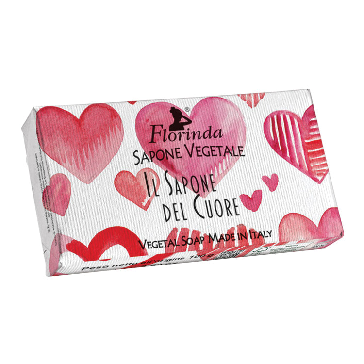 Florinda - Il Sapone Del Cuore Alla Camelia - Rosso 100g