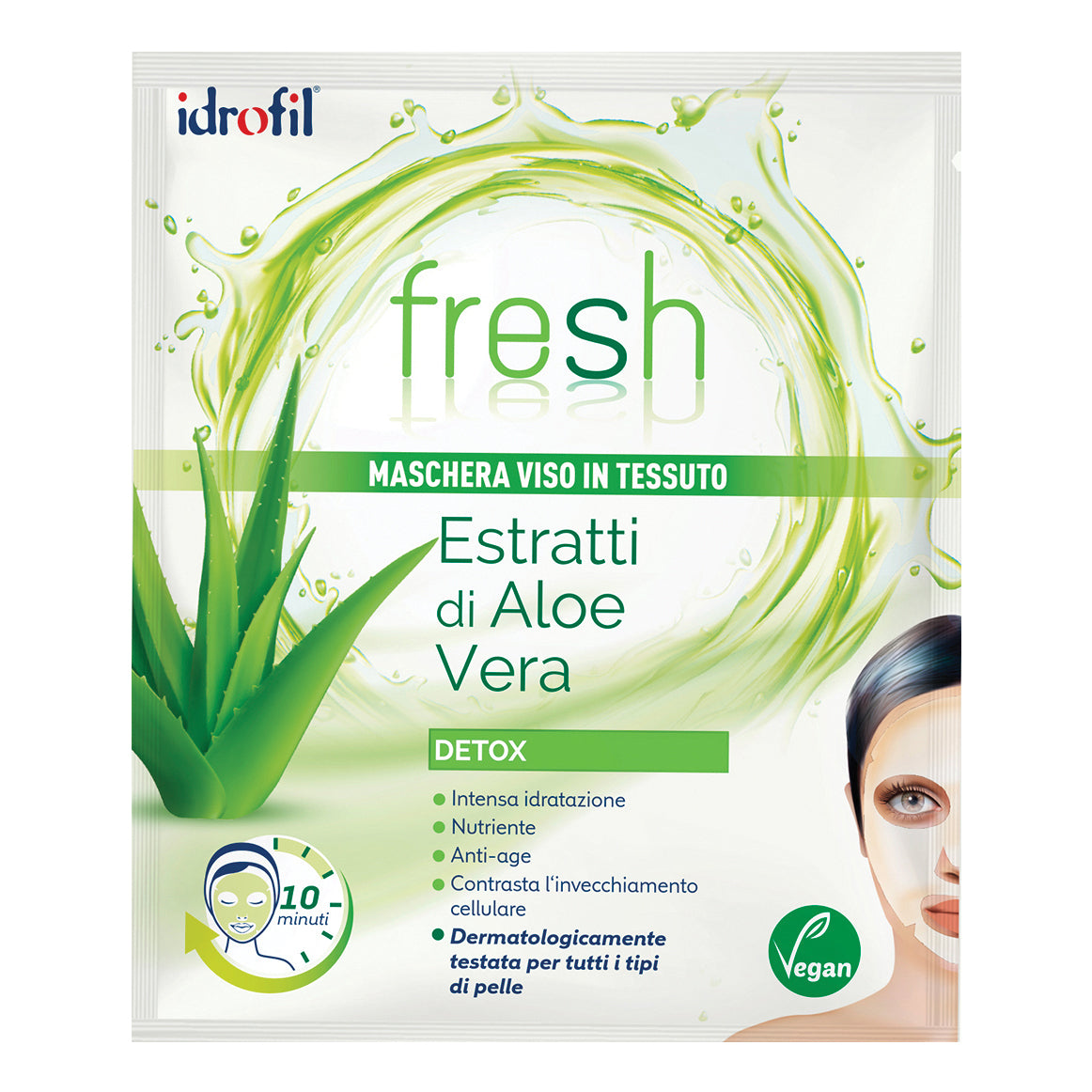 MASCHERA VISO TESSUTO FRES20PZ