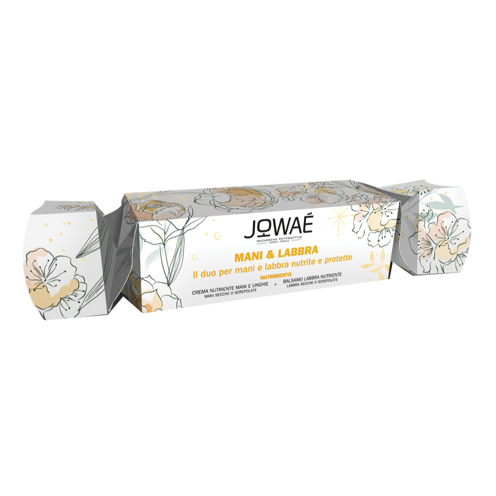 Jowaé Cofanetto Natale Crema Nutriente Mani e Unghie 50 ml e Balsamo Labbra Nutriente 4 g