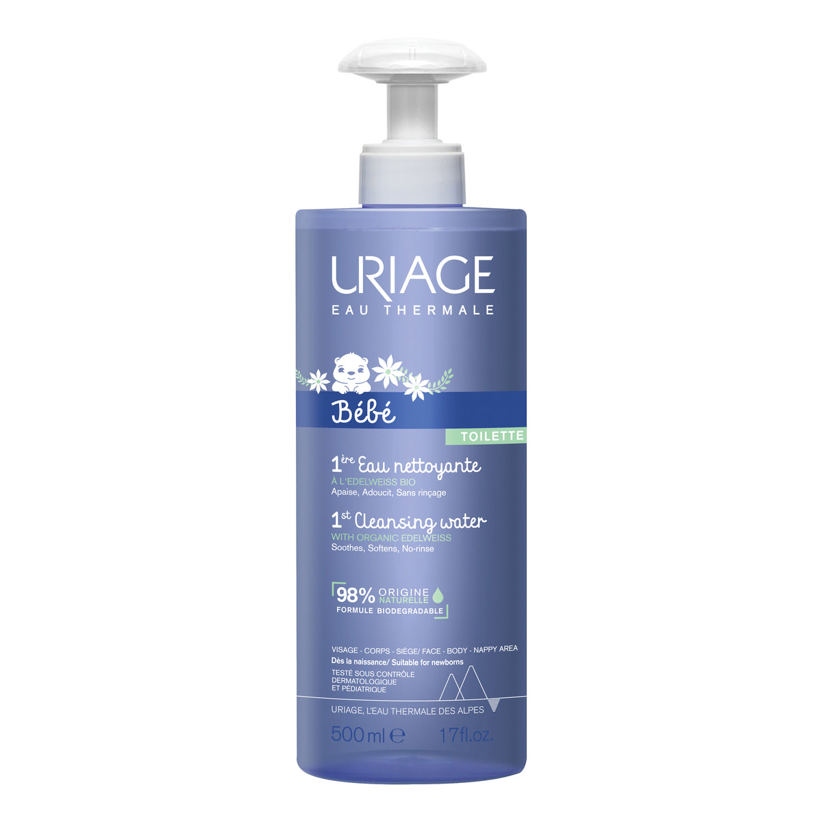 Uriage - Bebe Acqua Detergente Delicata 500ml  