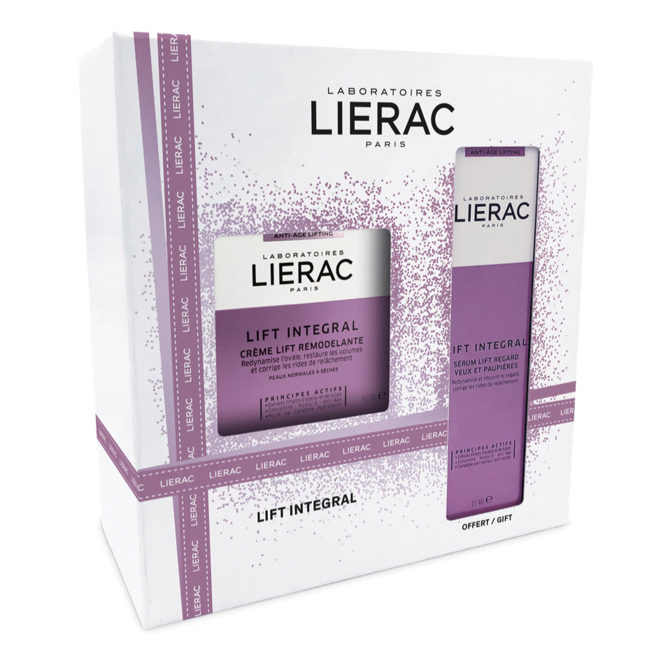 Lierac Cofanetto Natale Lift Integral Crema Liftante Rimodellante 50ml + Siero Liftante Occhi 15ml