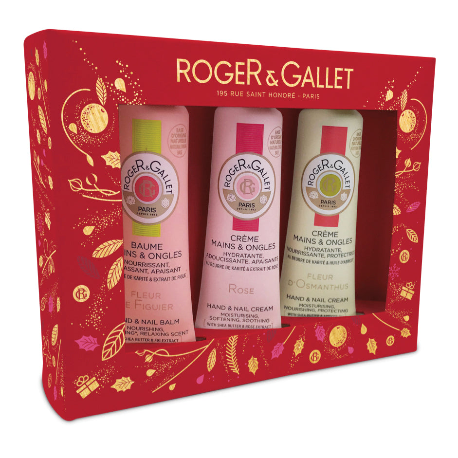 Roger&Gallet - Cofanetto Creme Mani e Unghie Fragranze Assortite 3 x 30 ml