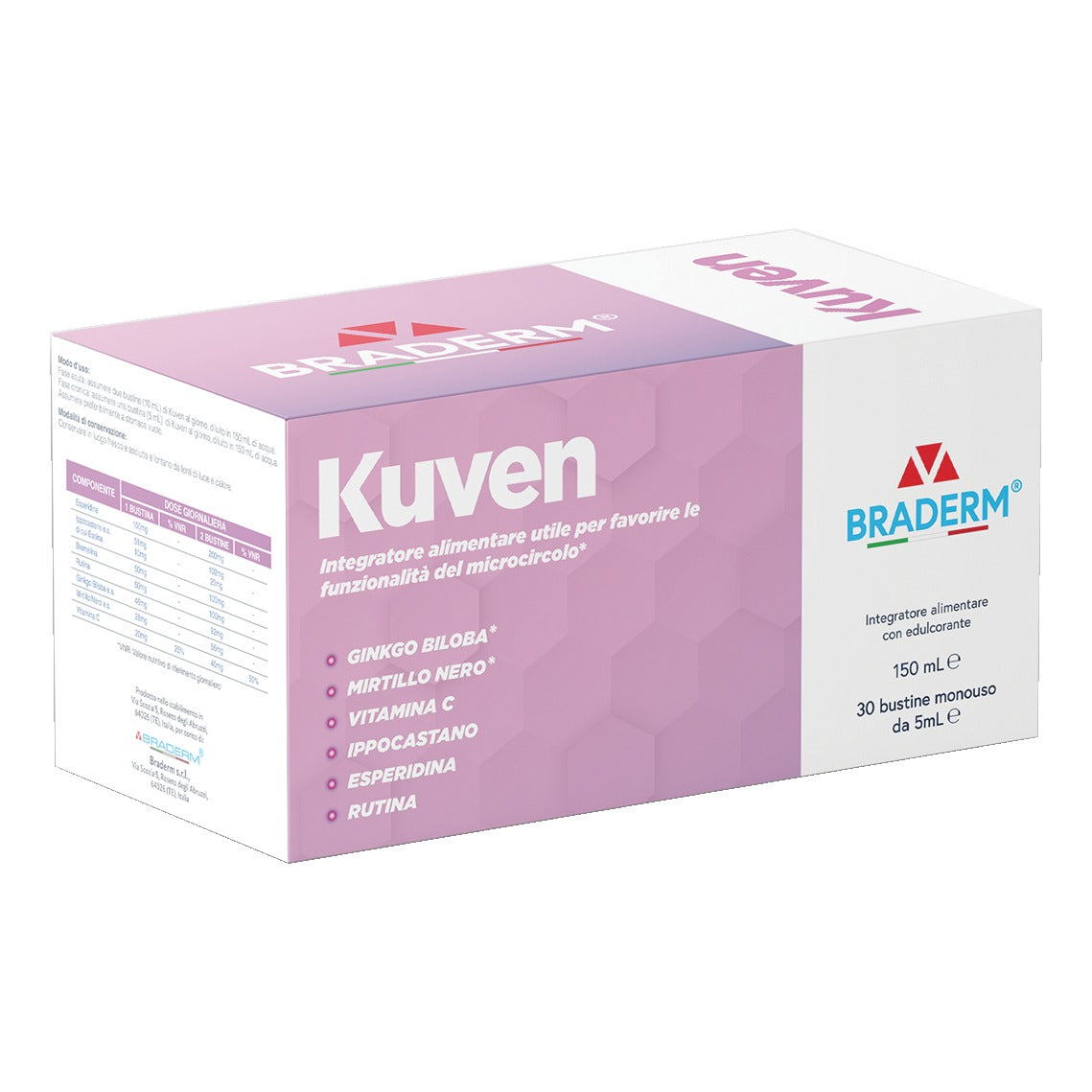 KUVEN LIQUIDO 30BUST BRADERM  