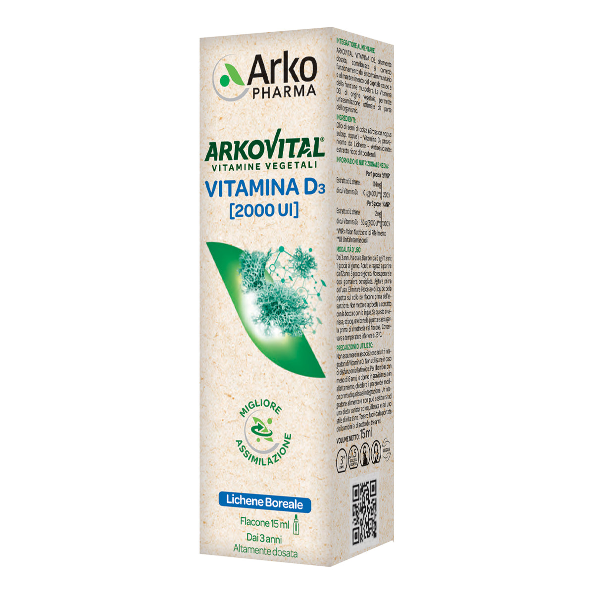 ARKOVITAL VITAMIN D3 15ML  