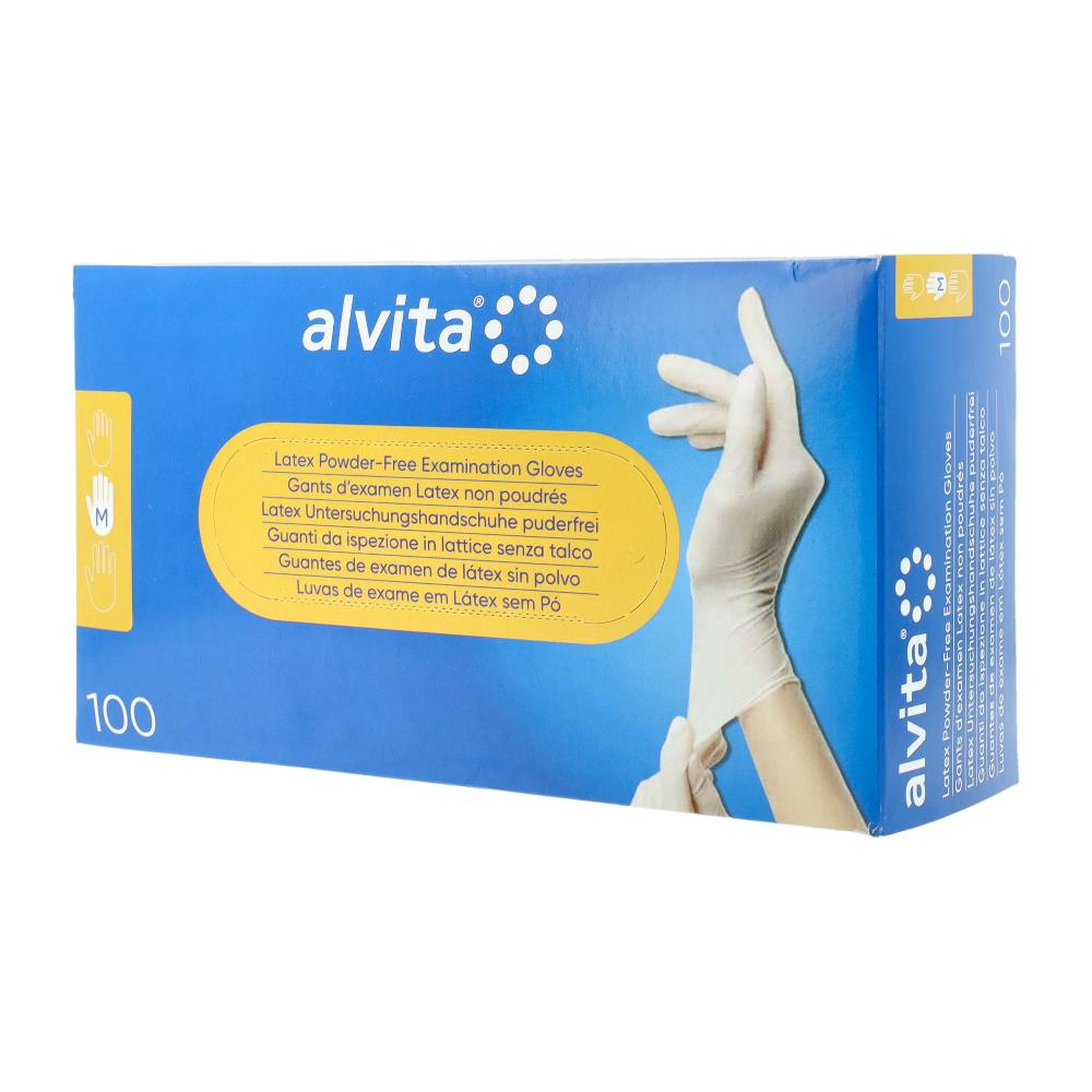 ALVITA GUANTI LATT S/TALCO M
