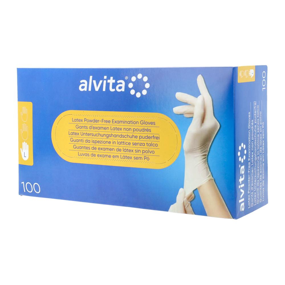 ALVITA GUANTI LATT S/TALCO L