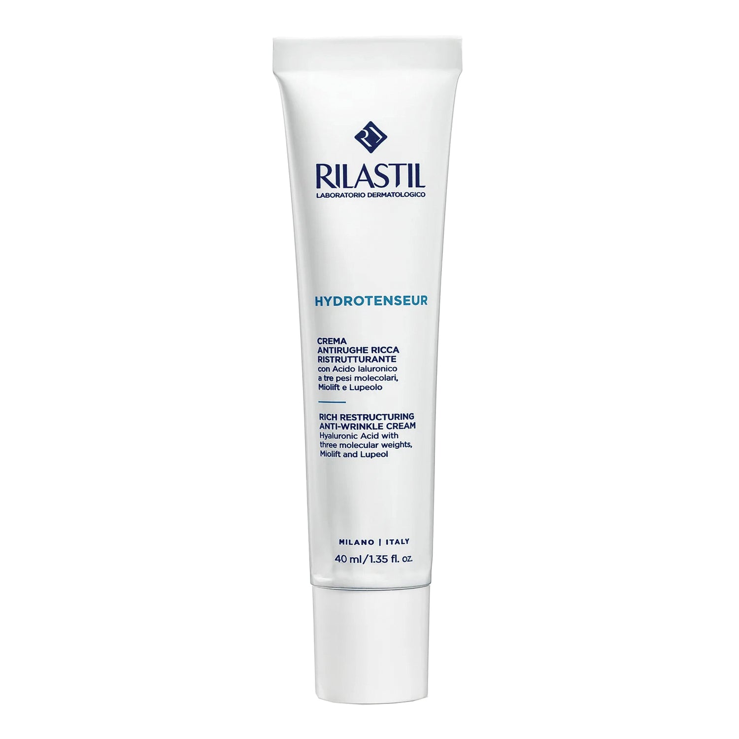 Rilastil Hydrotenseur Crema Ricca Antirughe Ristrutturante - Pelle Secca E Molto Secca 40 ml