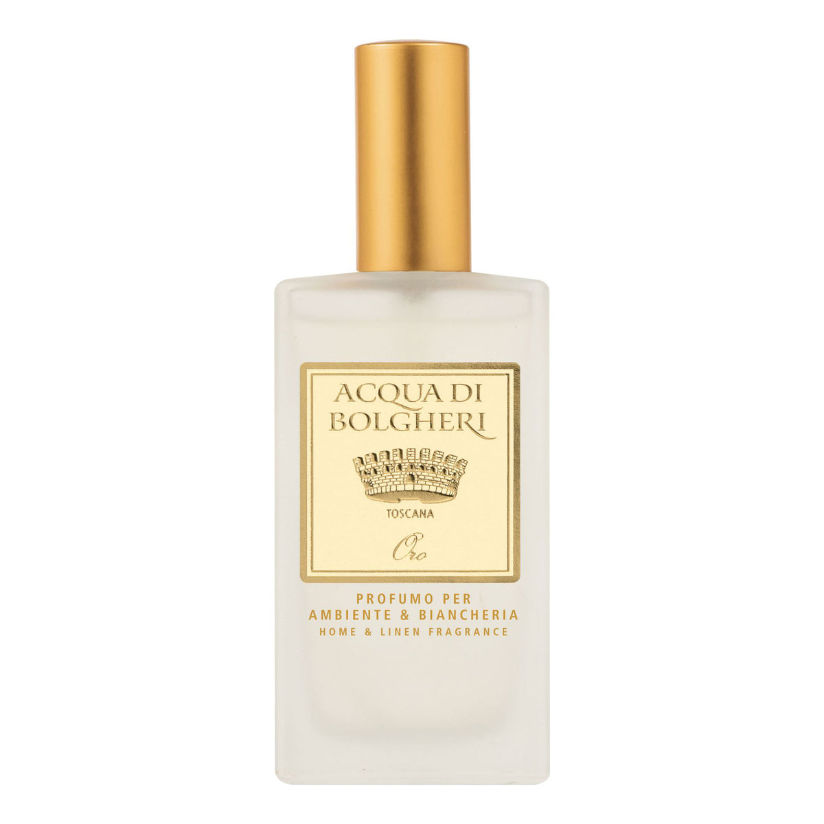 Acqua Di Bolgheri Profuma Ambiente E Biancheria Oro Spray 100ml  