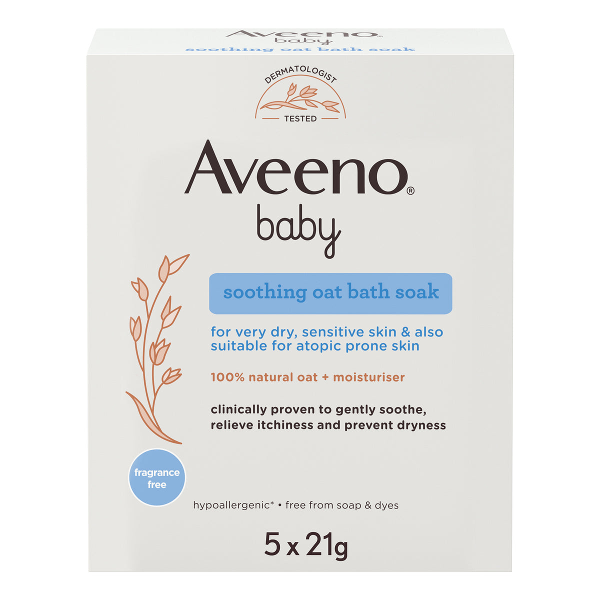 AVEENO BABY COLLOIDAL 5X21G  
