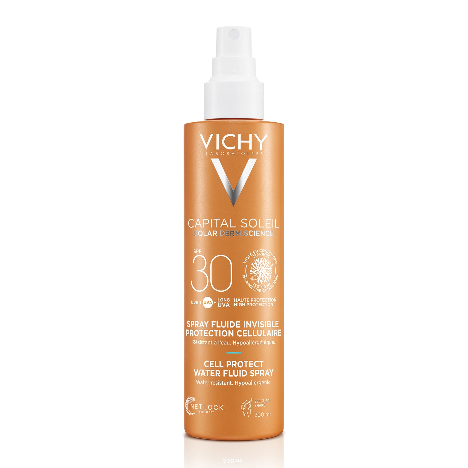 Vichy Capital Soleil Spray Solare Spf 30 Resistente All'Acqua 200ml