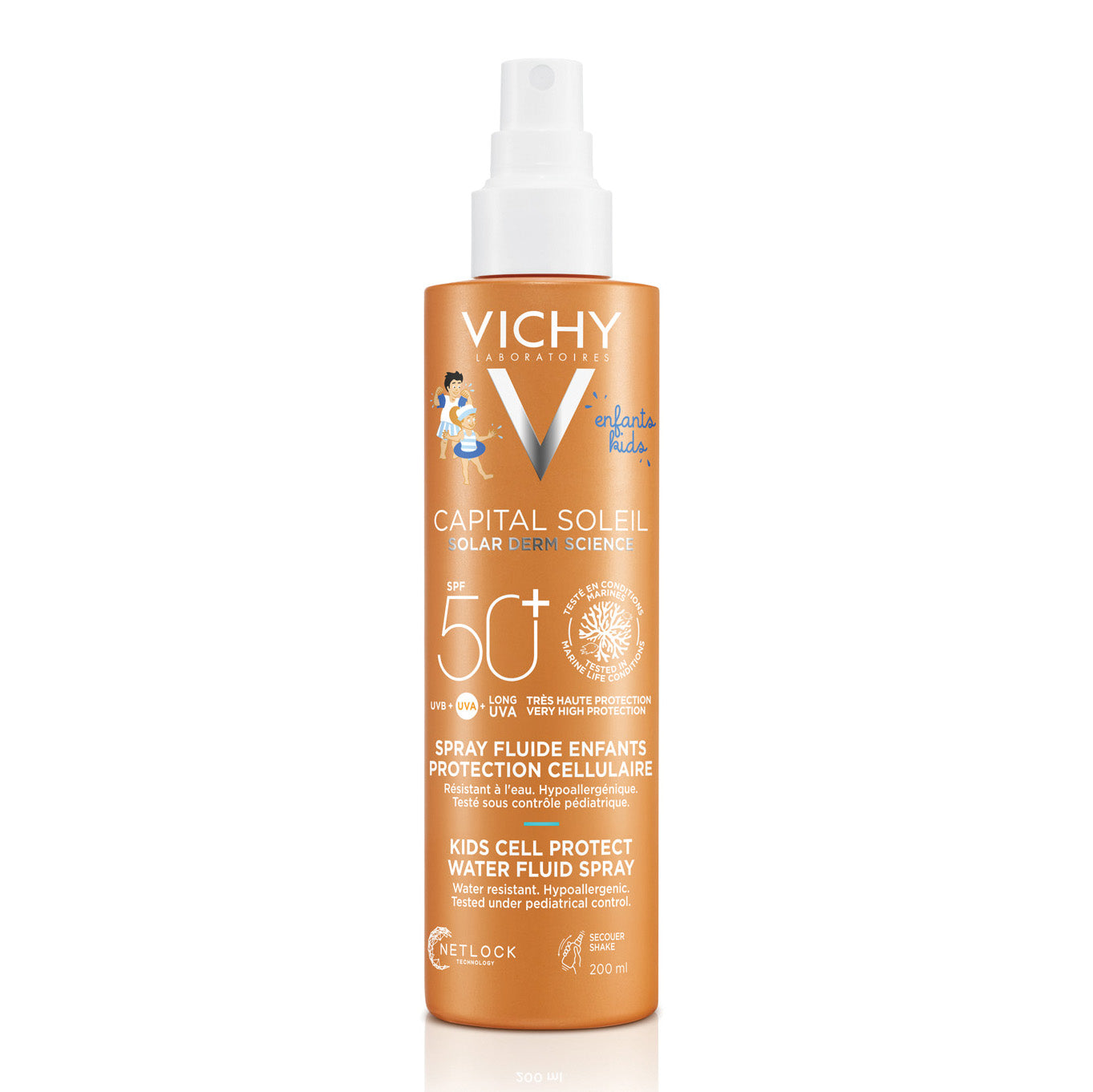 Vichy Capital Soleil Spray Solare Dolce Bambini Spf 50+ 200ml