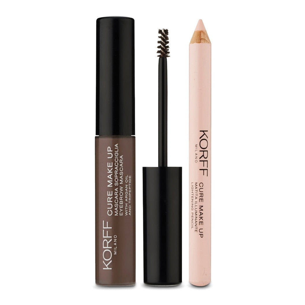 Korff Make Up - Kit Sopracciglia Mascara + Matita Illuminante N. 01