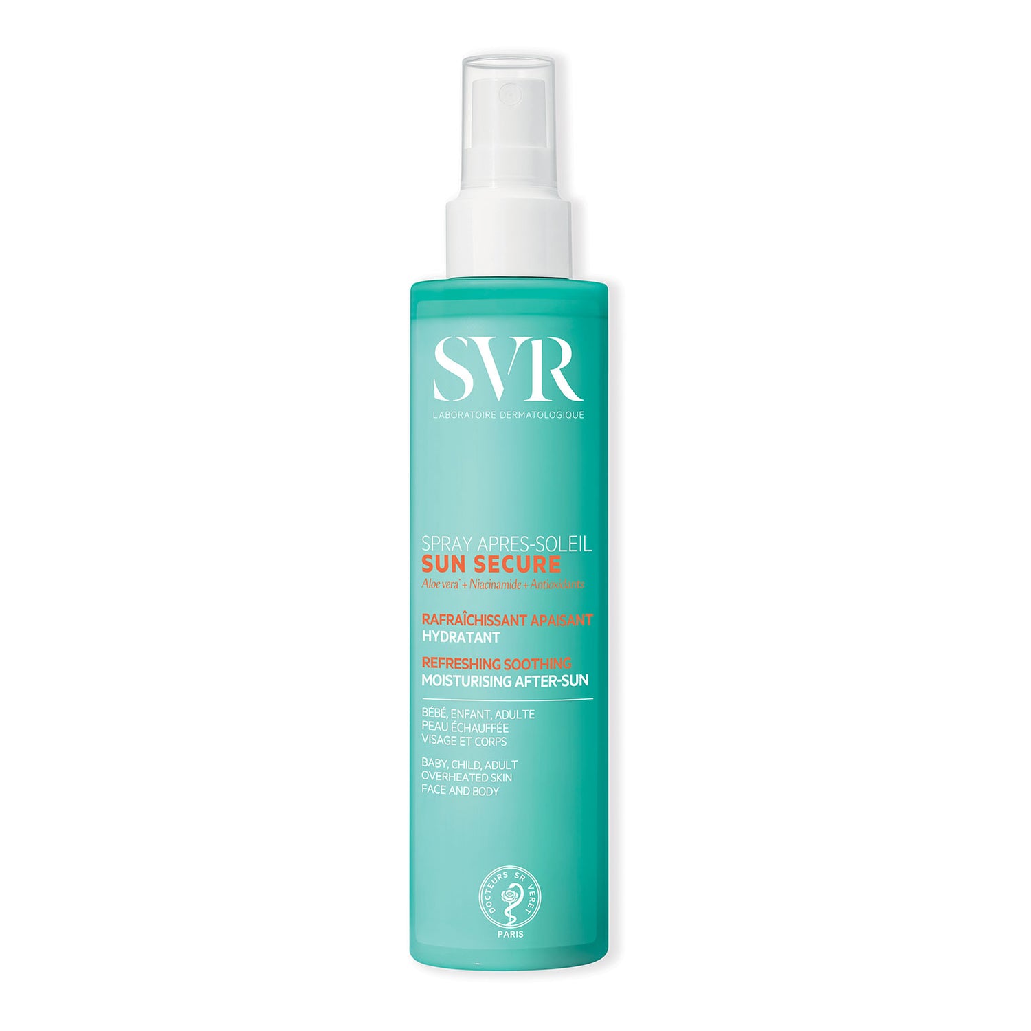 Svr - Sun Secure Spray Après Soleil Doposole Rinfrescante Lenitivo E Idratante Per Tutta La Famiglia Spray 200ml