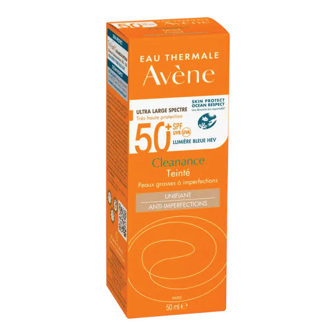 Avene Solari Cleanance Solare Colorato Spf50+ Flacone Con Erogatore 50ml