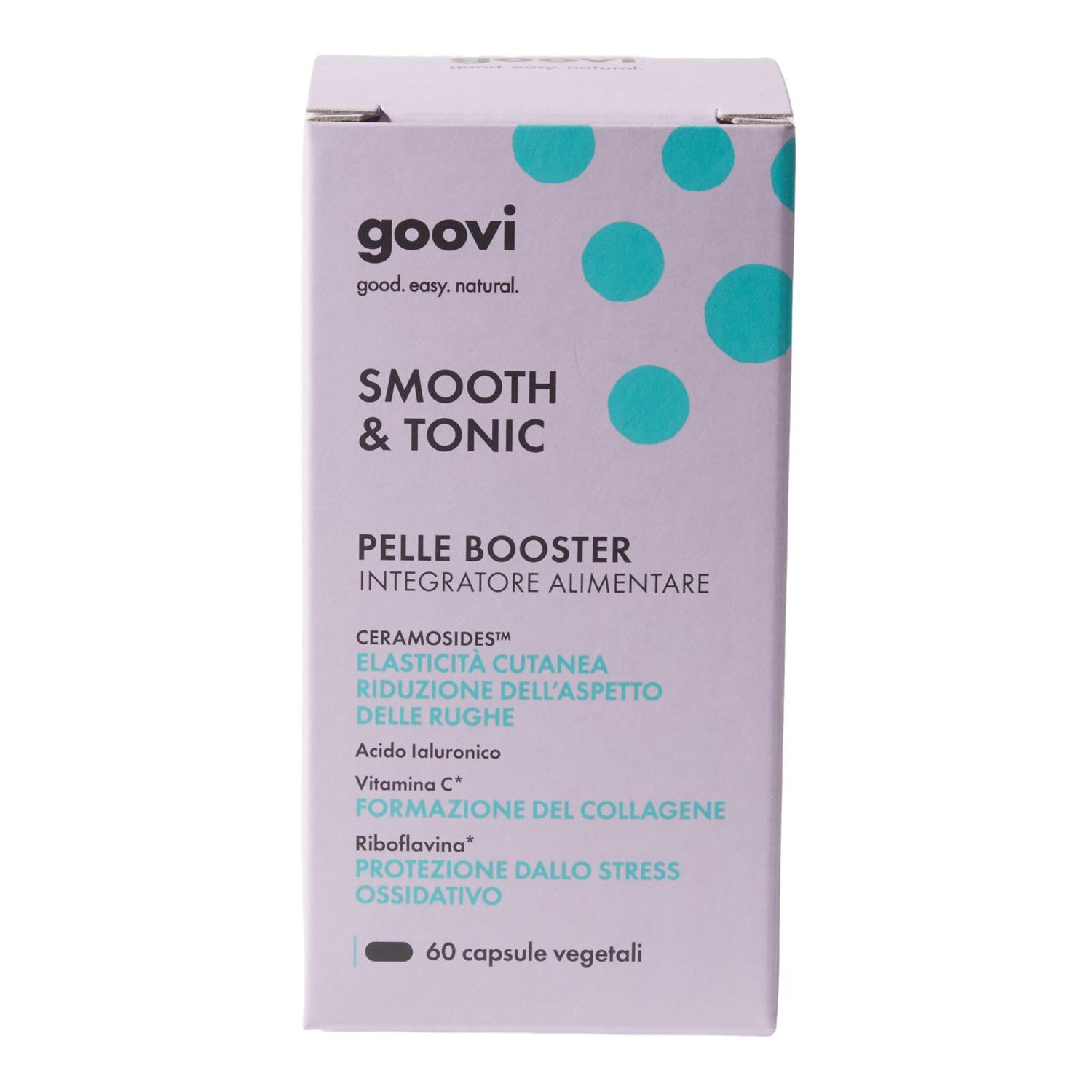 Goovi Smooth & Tonic Integratore Pelle Booster 60 Capsule Vegetali