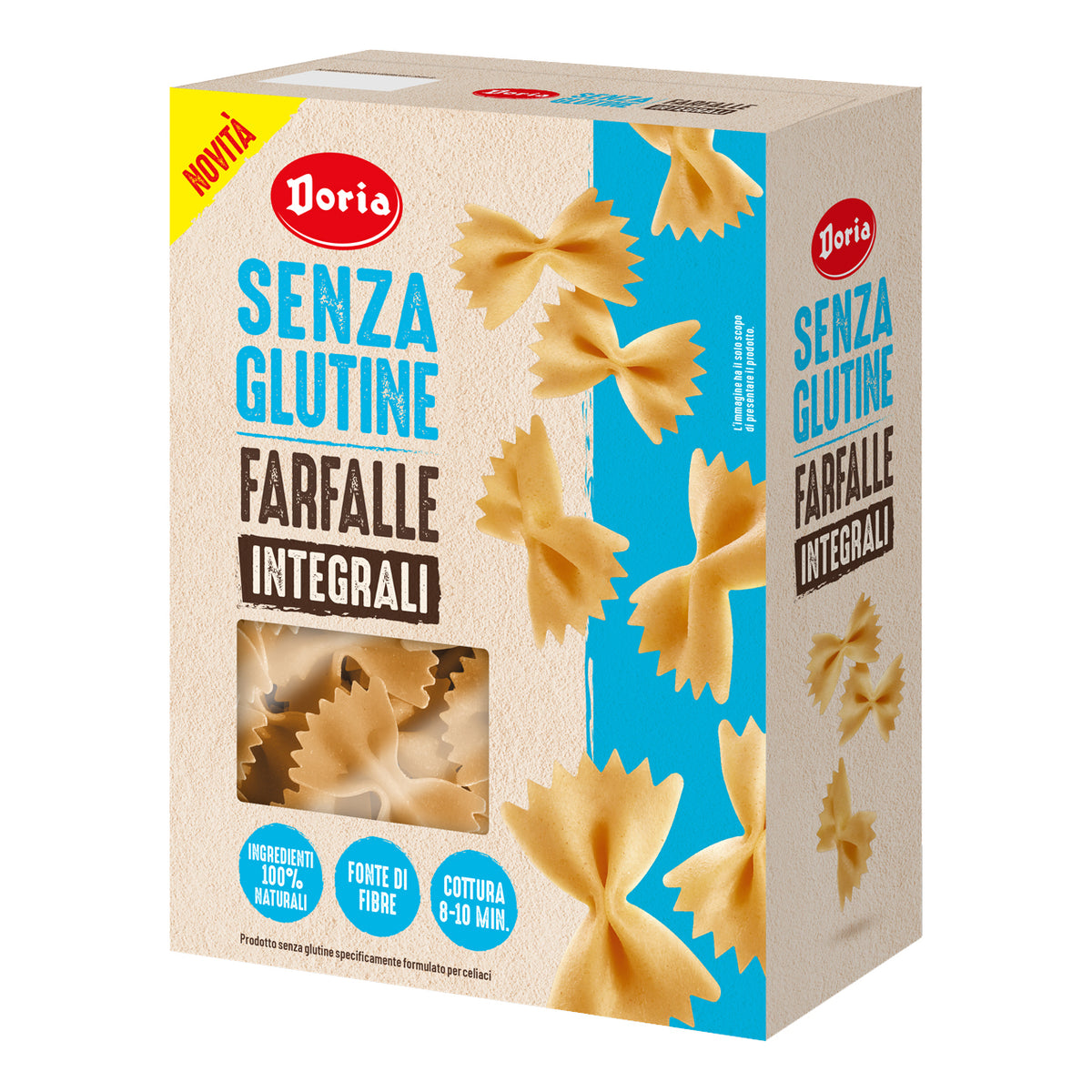 DORIA FARFALLE INTEGRALI 400G  