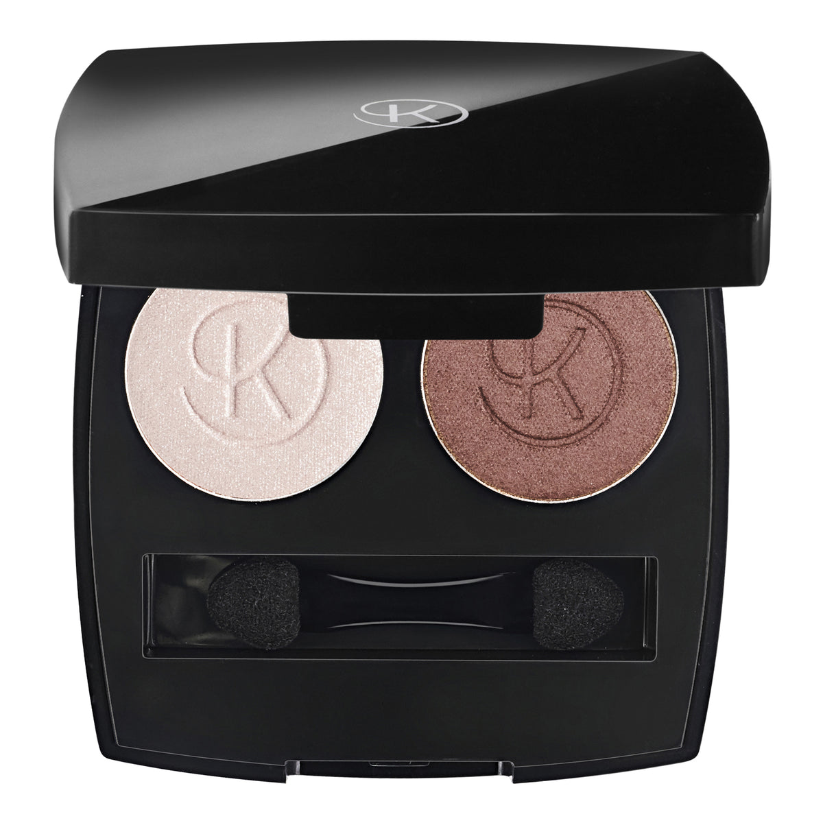 Korff Make Up - Palette Duo Rose Glamour Ombretti Effetto Brillante Colore N.02  