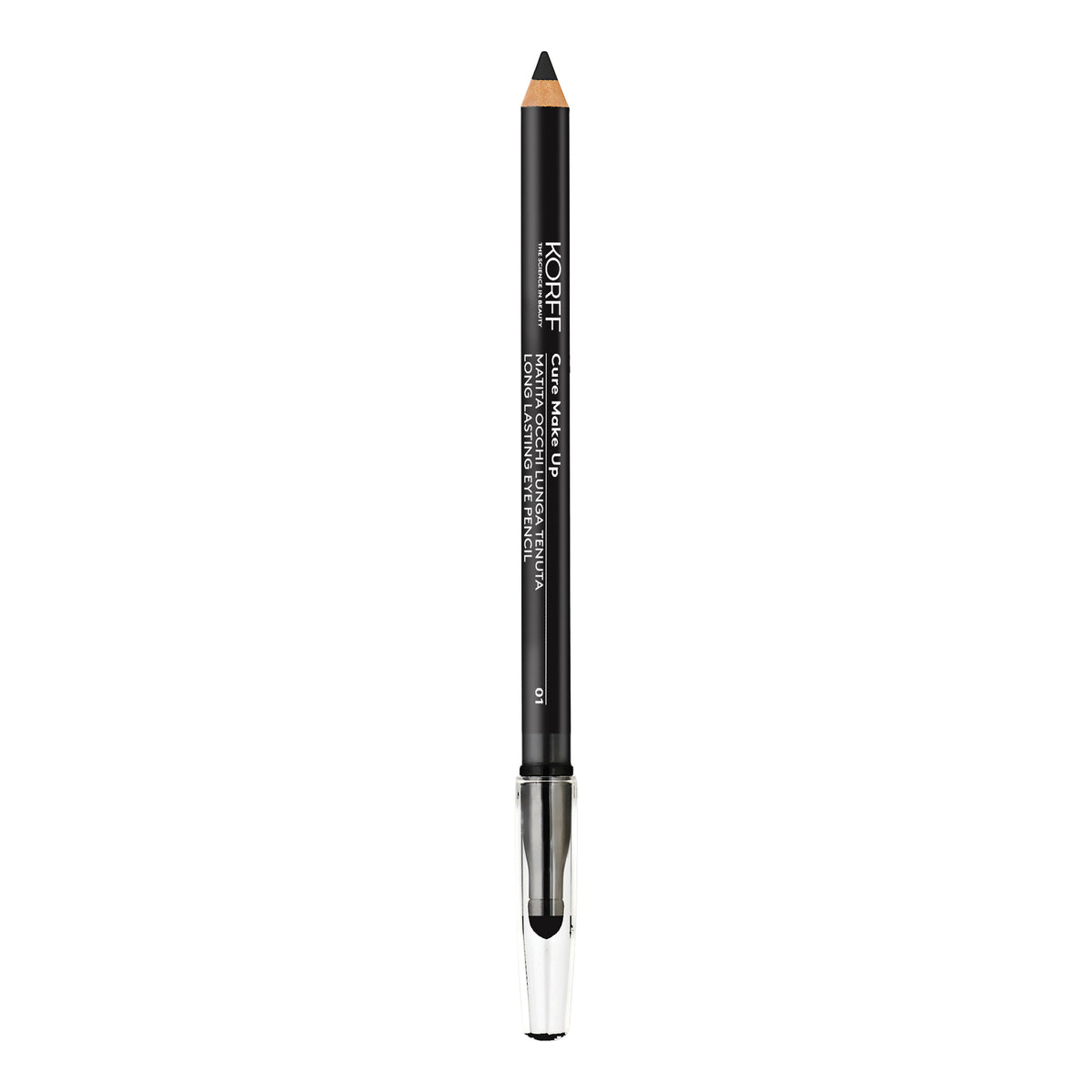 Korff Make Up - Matita Occhi Lunga Tenuta Finish Extra Black Nero 1,1g  