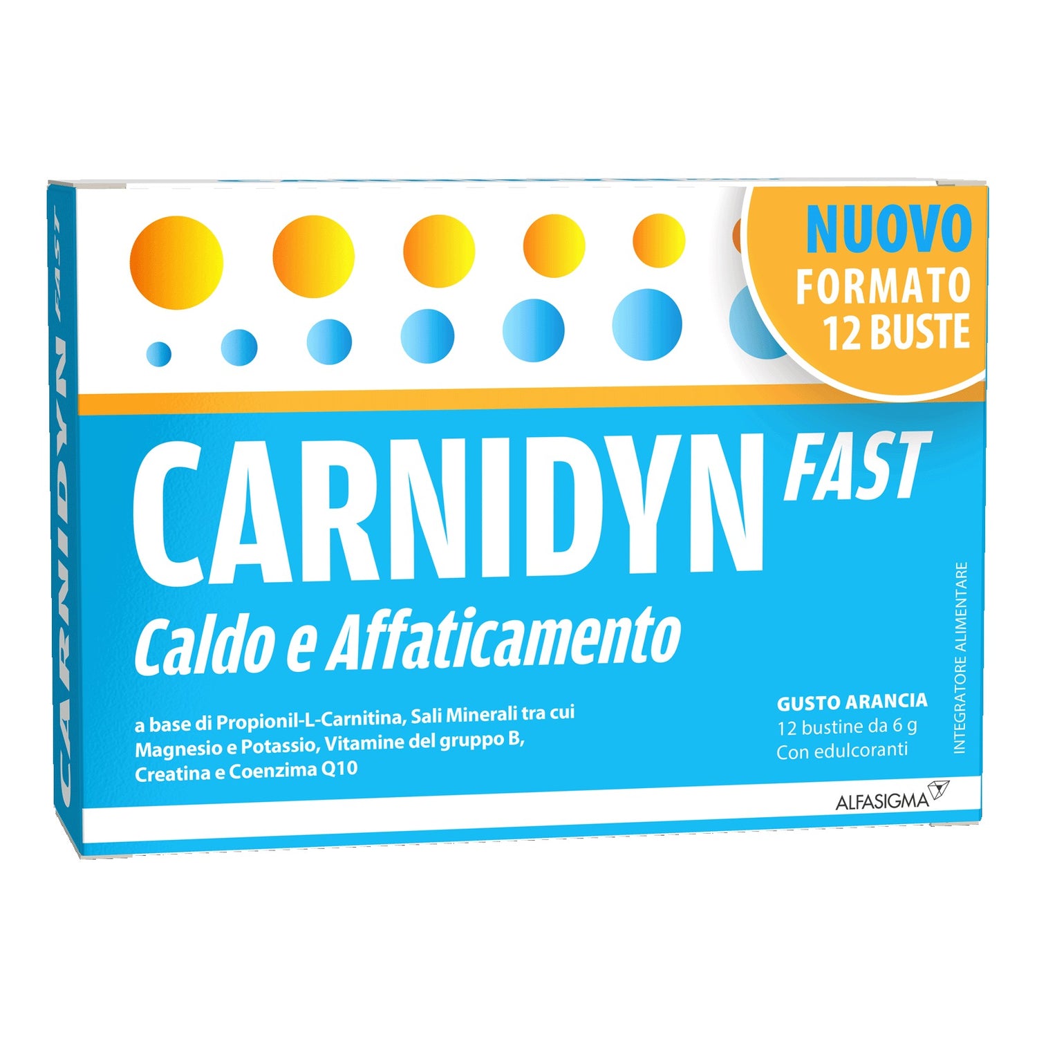 Carnidyn Fast Caldo E Affaticamento 12 Buste