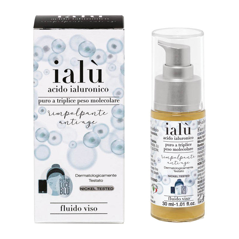Ialu' - Siero Viso Acido Jaluronico Rimpolpante Anti-Age 30ml