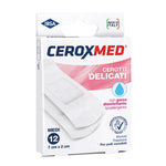 Ceroxmed | Cerotti Delicati con Garza alla Clorexidina 7 cm x 2 cm | 12 Pezzi  