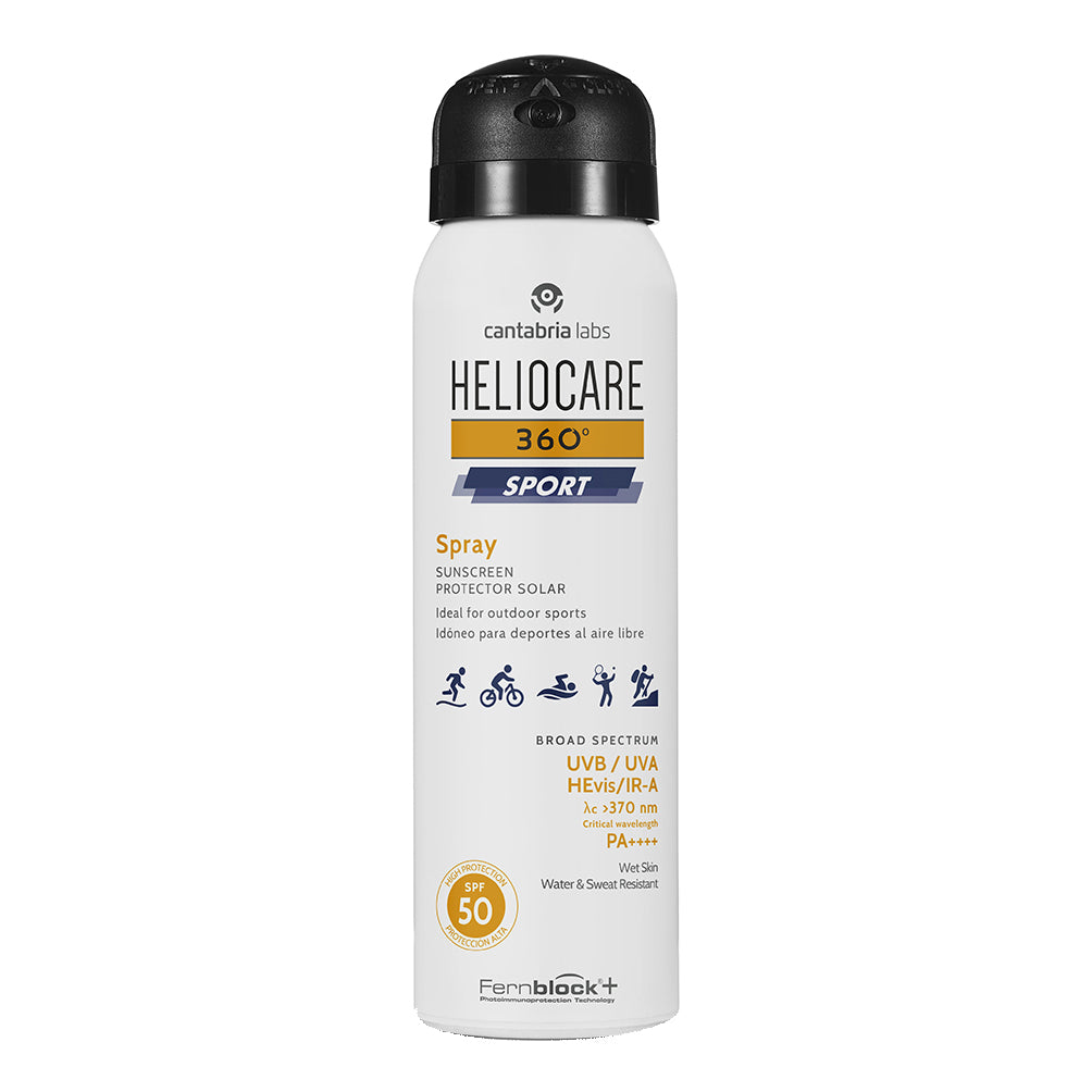 Heliocare 360 Sport Spray Spf50+ Protezione Solare Corpo Molto Alta 100ml