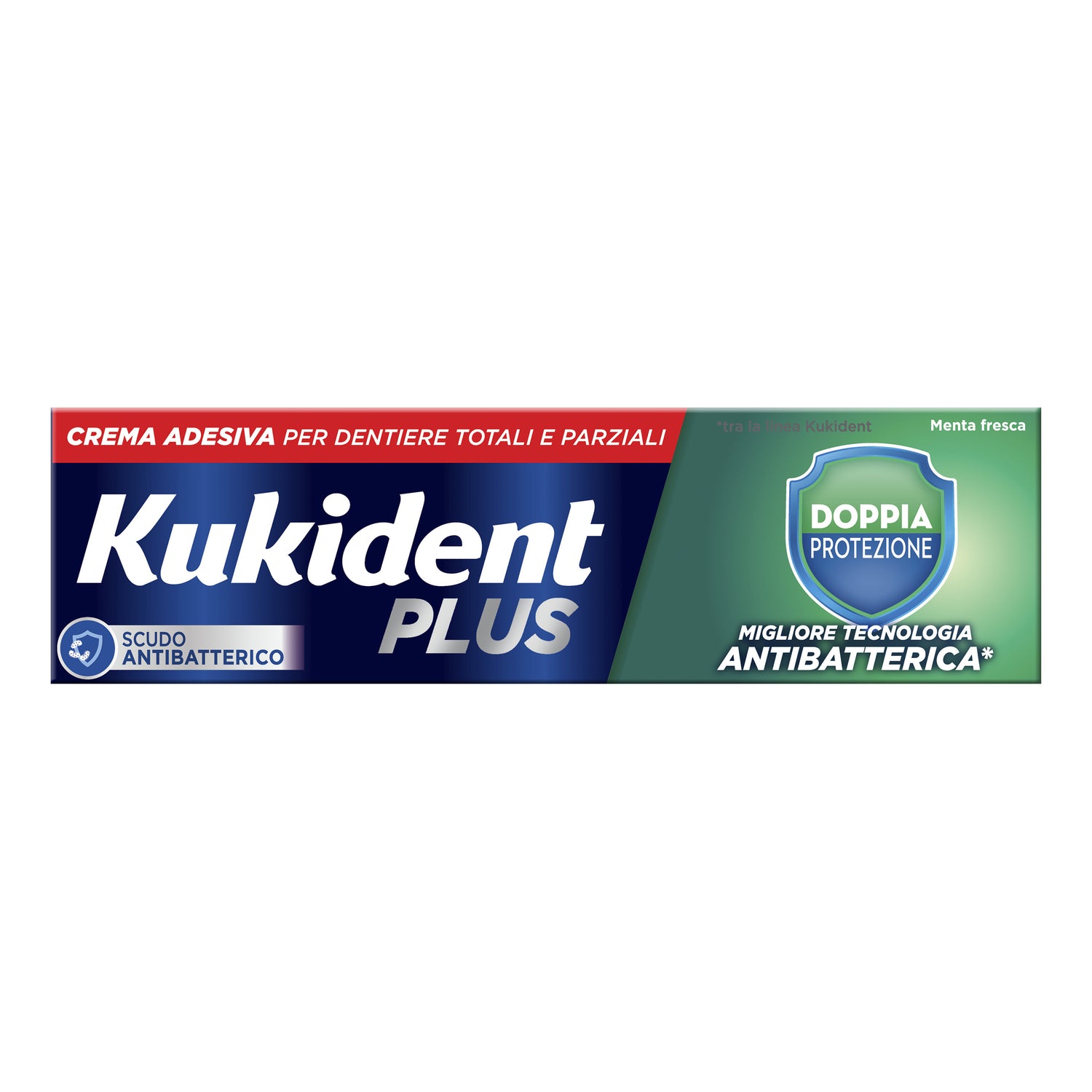 Kukident Plus Barriera Anti-Cibo Sapore Fresco 40g