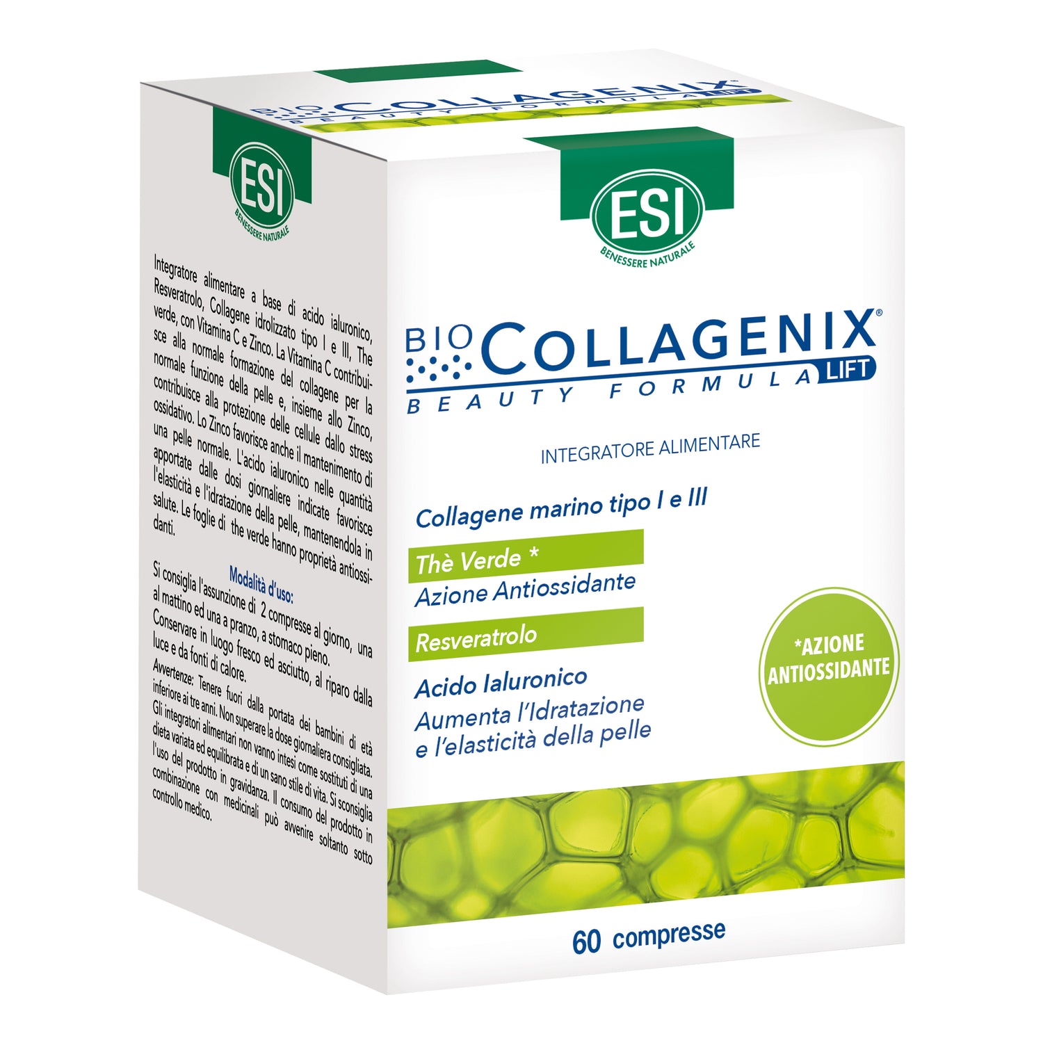 Esi Biocollagenix Antiossidante Beauty Formula Lift 60 Compresse