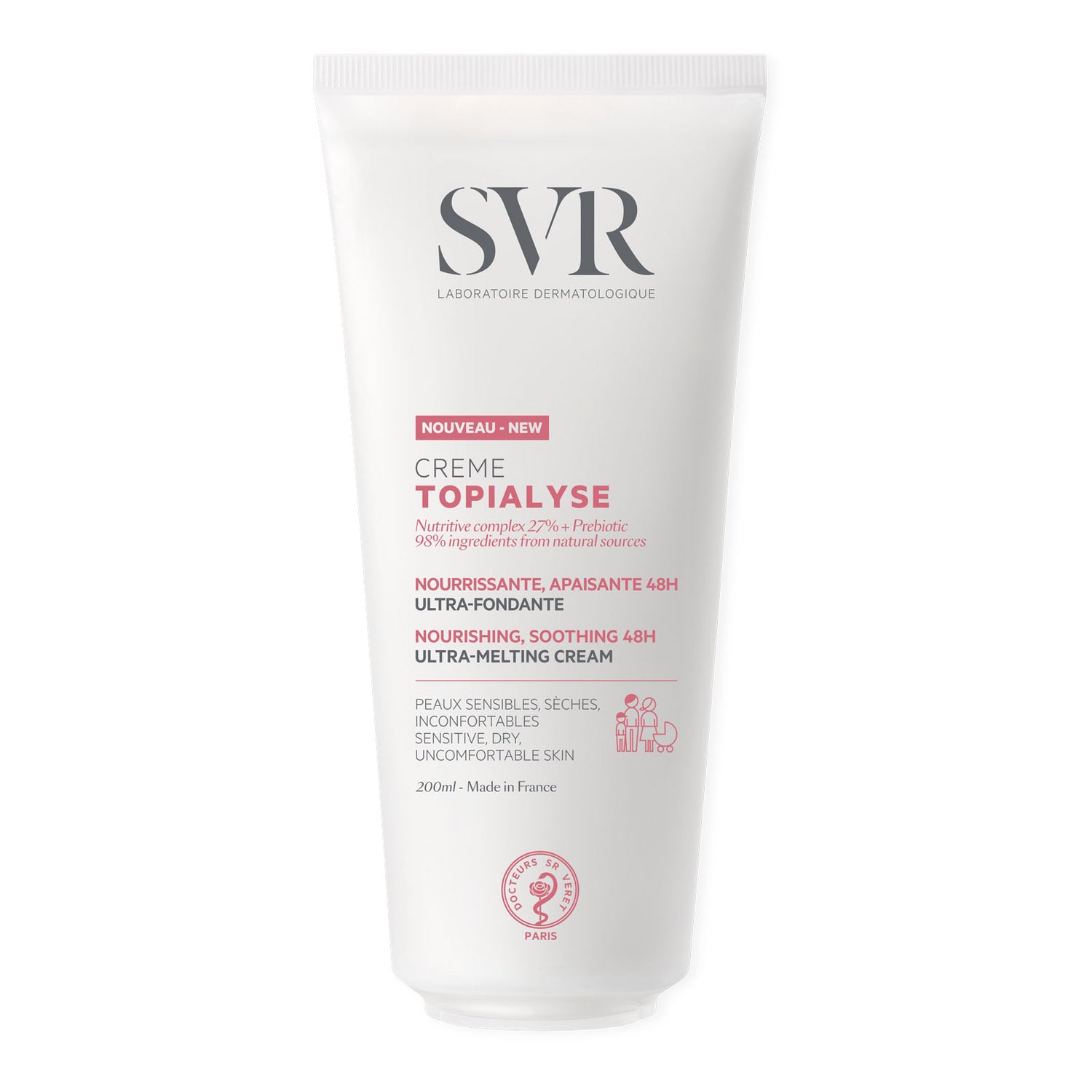 Svr - Topialyse Crema Emolliente E Nutriente Della Pelle Sensibile Secca Ed Atopica 200ml