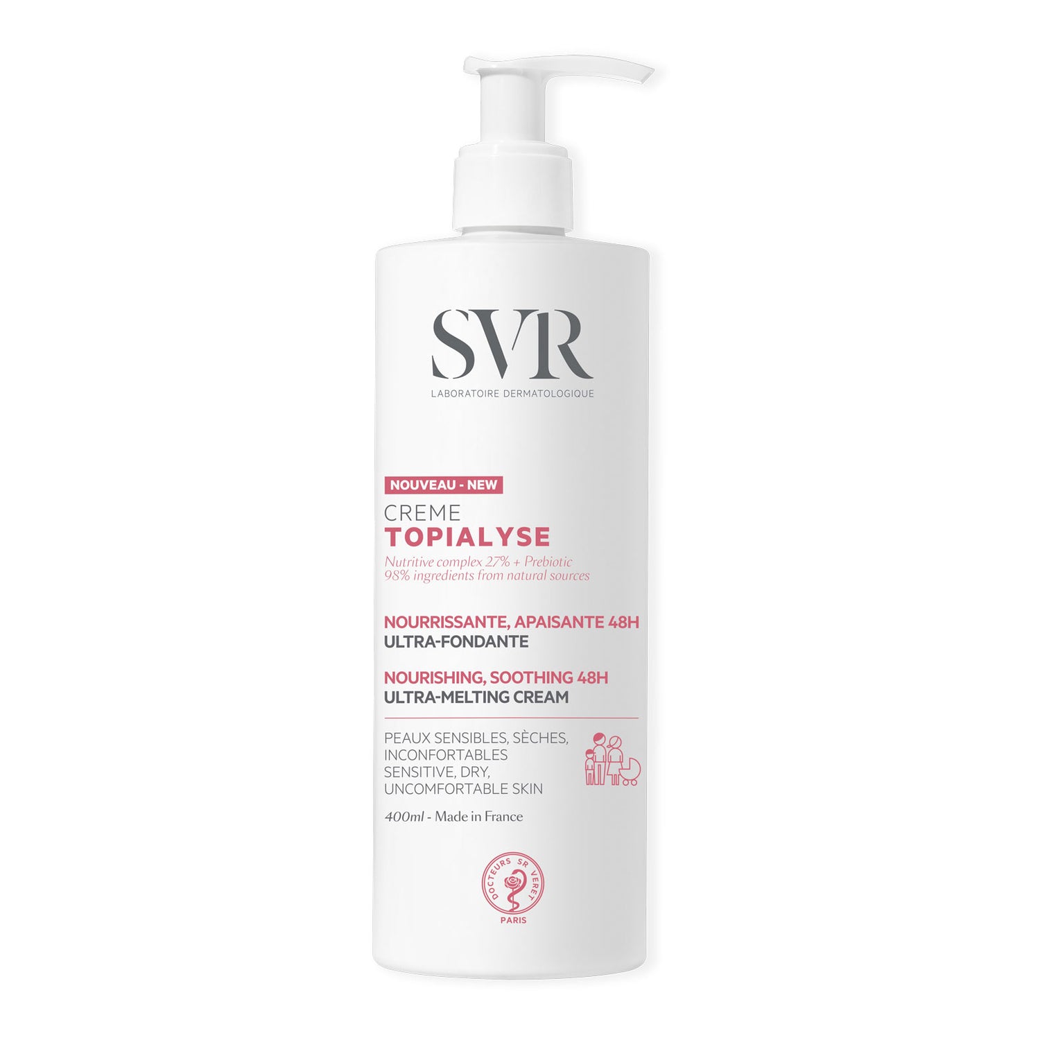 SVR - Topialyse Crema Emolliente E Lenitiva Tutti I Tipi Di Pelle 400ml