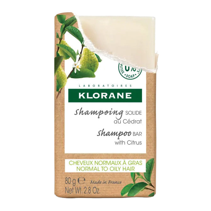 Klorane Shampoo Solido Al Cedro 80g