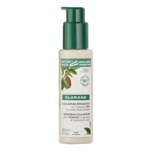 Klorane Cica-Siero Riparatore Capelli al Cupuacu Bio e Acido Ialuronico 100ml