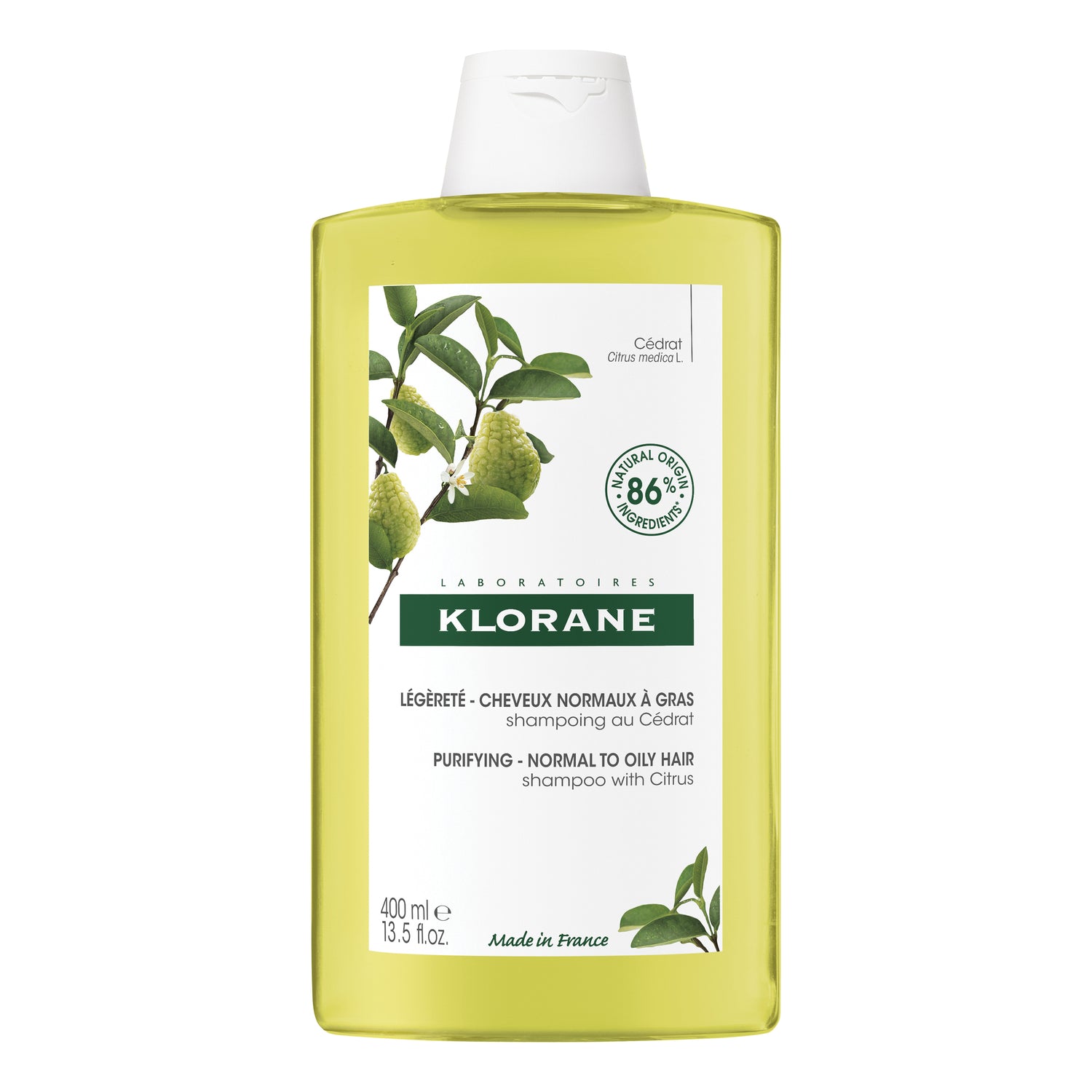 Klorane Shampoo Cedro Energizzante 400ml