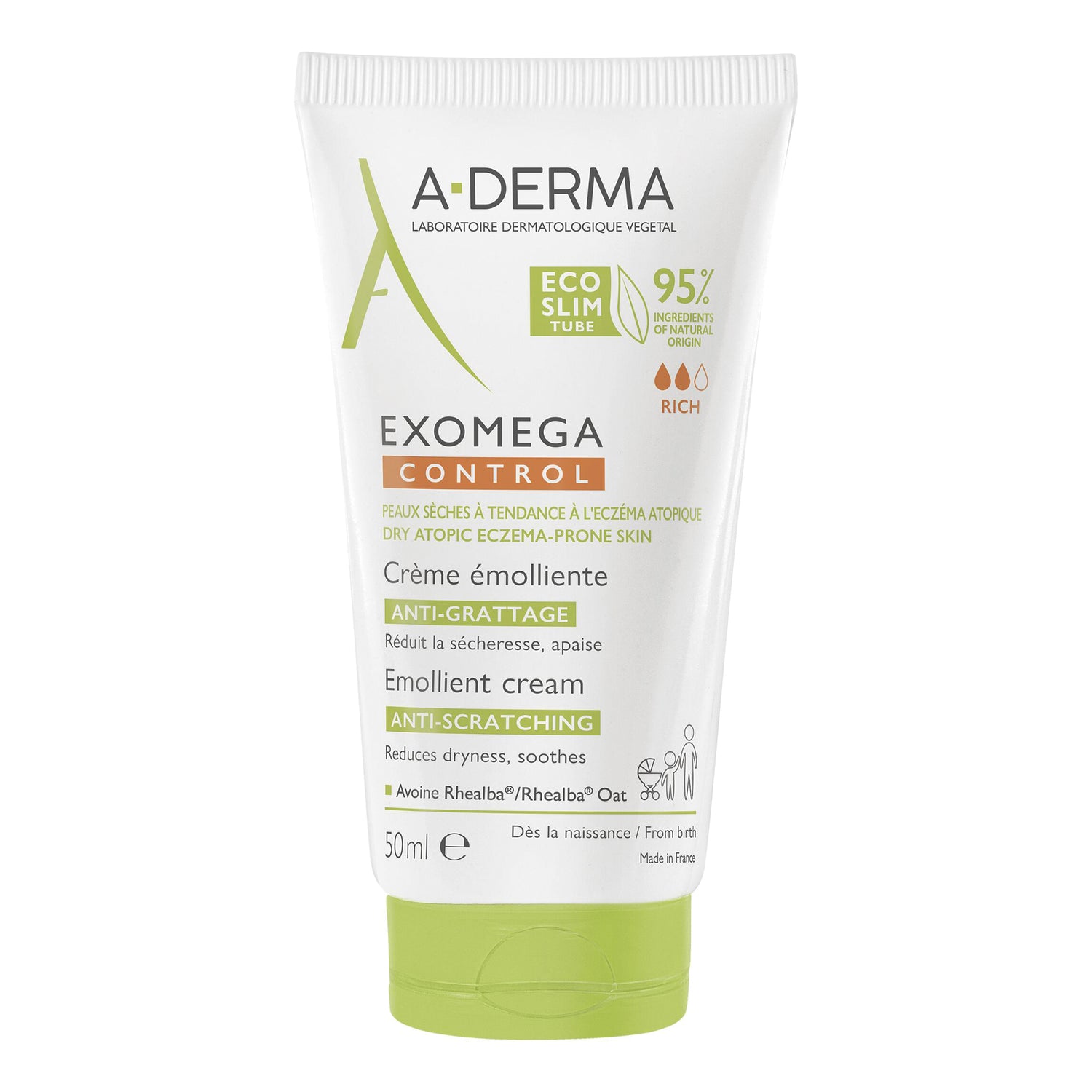 Aderma Exomega Control Crema Emolliente Anti-Grattage 50ml
