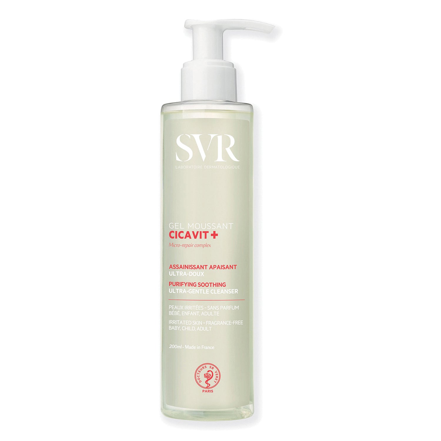 Svr - Cicavit+ Gel Moussant 200 ml – Detergente Lenitivo Per Pelle Irritata