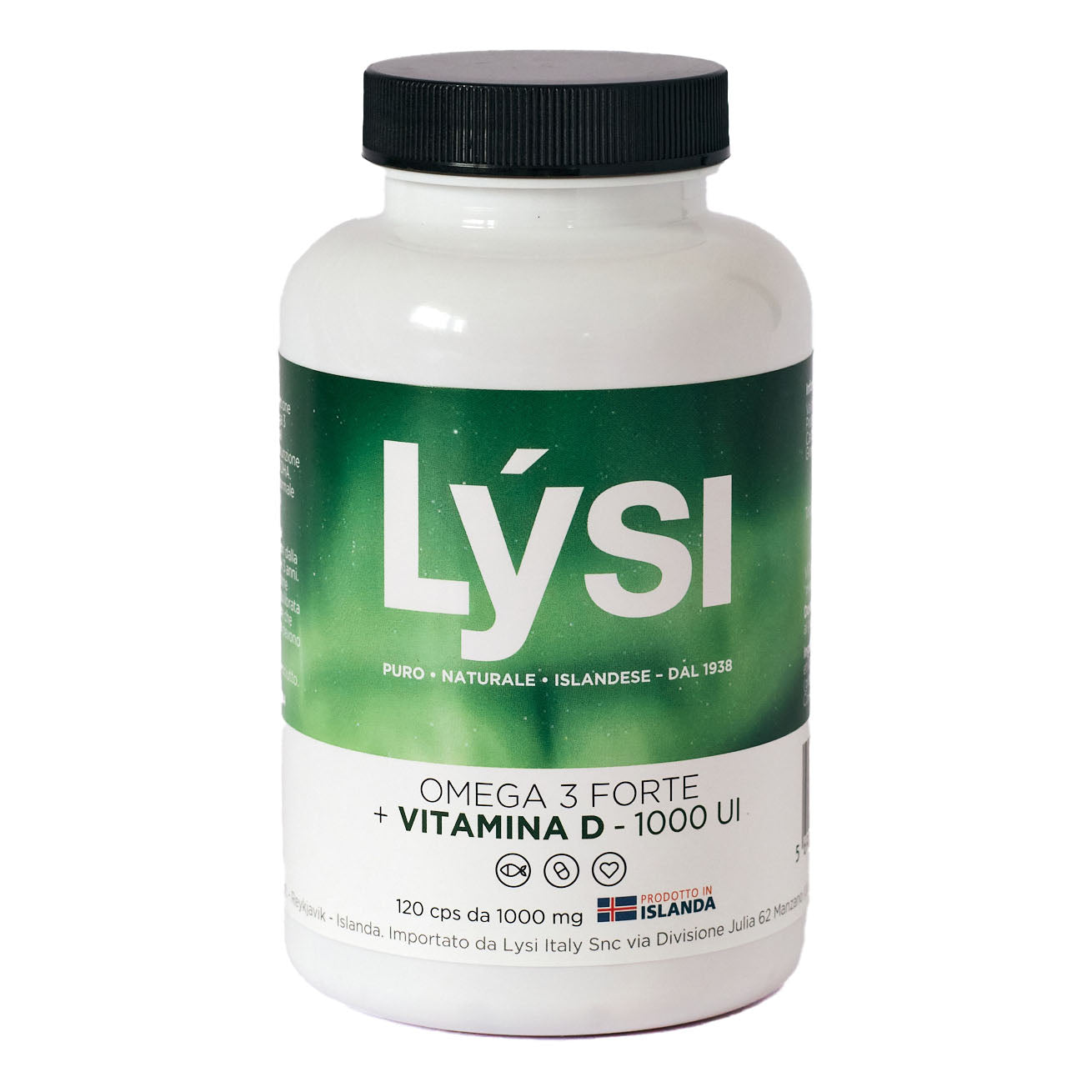 LYSI OMEGA 3 VITAMINA D 120CPS