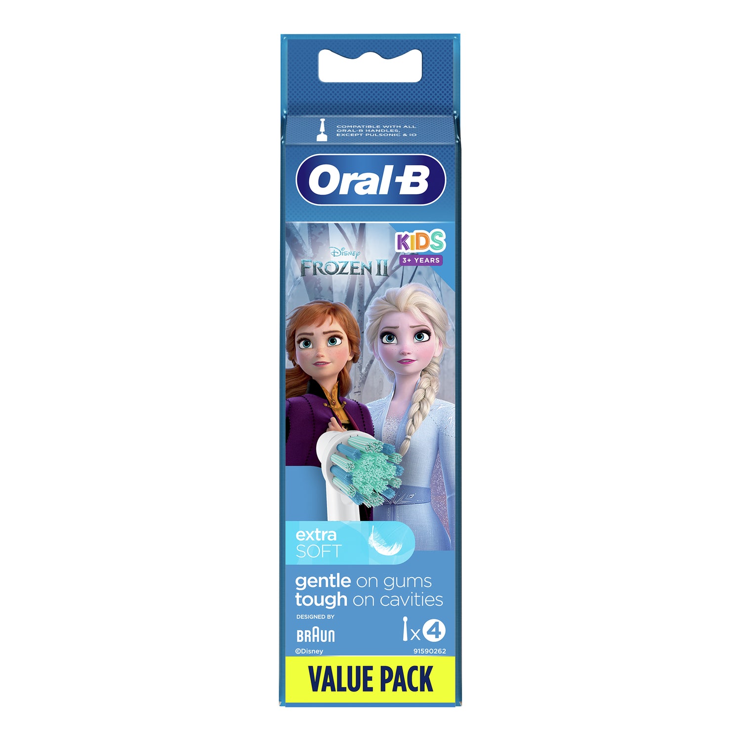 Oral-B Testine Di Ricambio Frozen 4 Pezzi