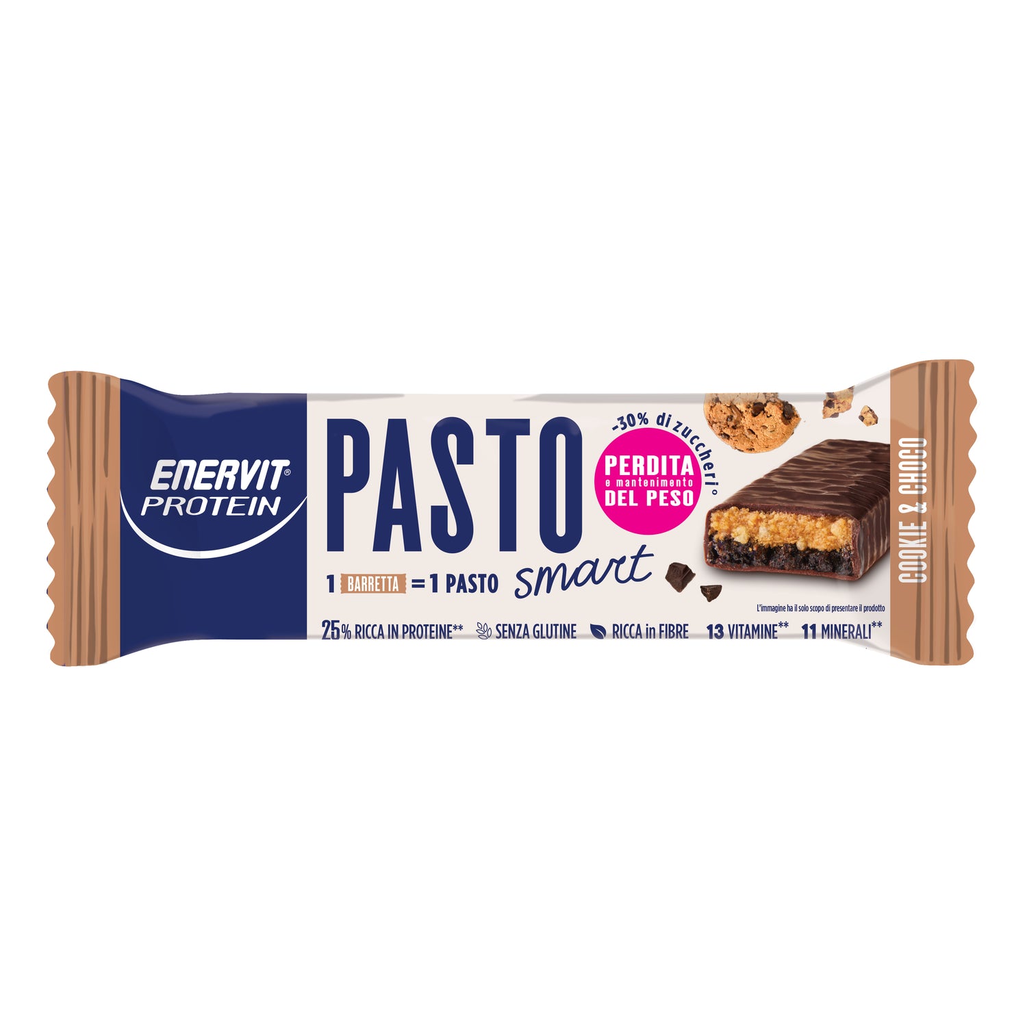 Enervit Protein Pasto Sostitutivo Cookie & Choco 55g