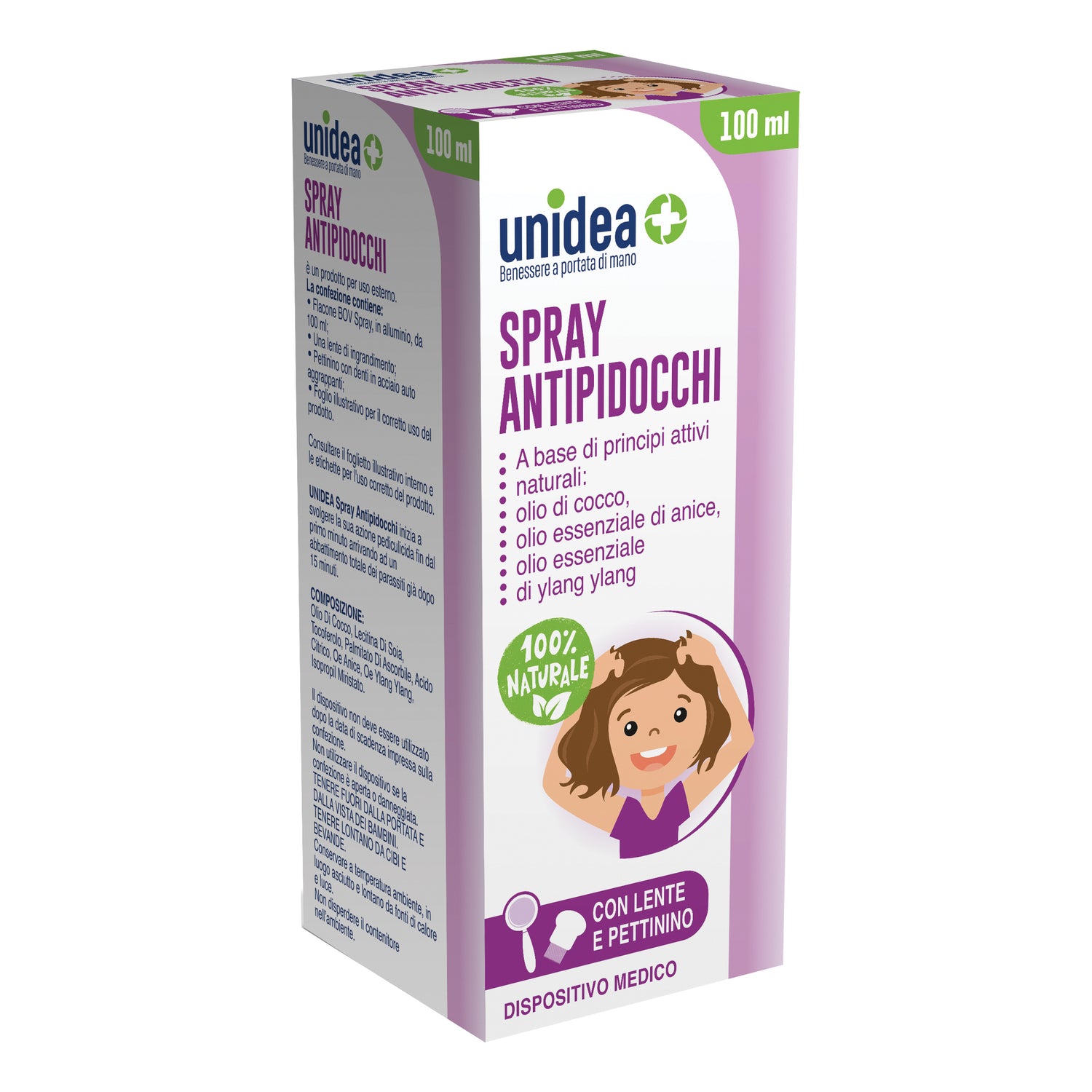 UNIDEA SPRAY ANTIPID+PETT+LENT