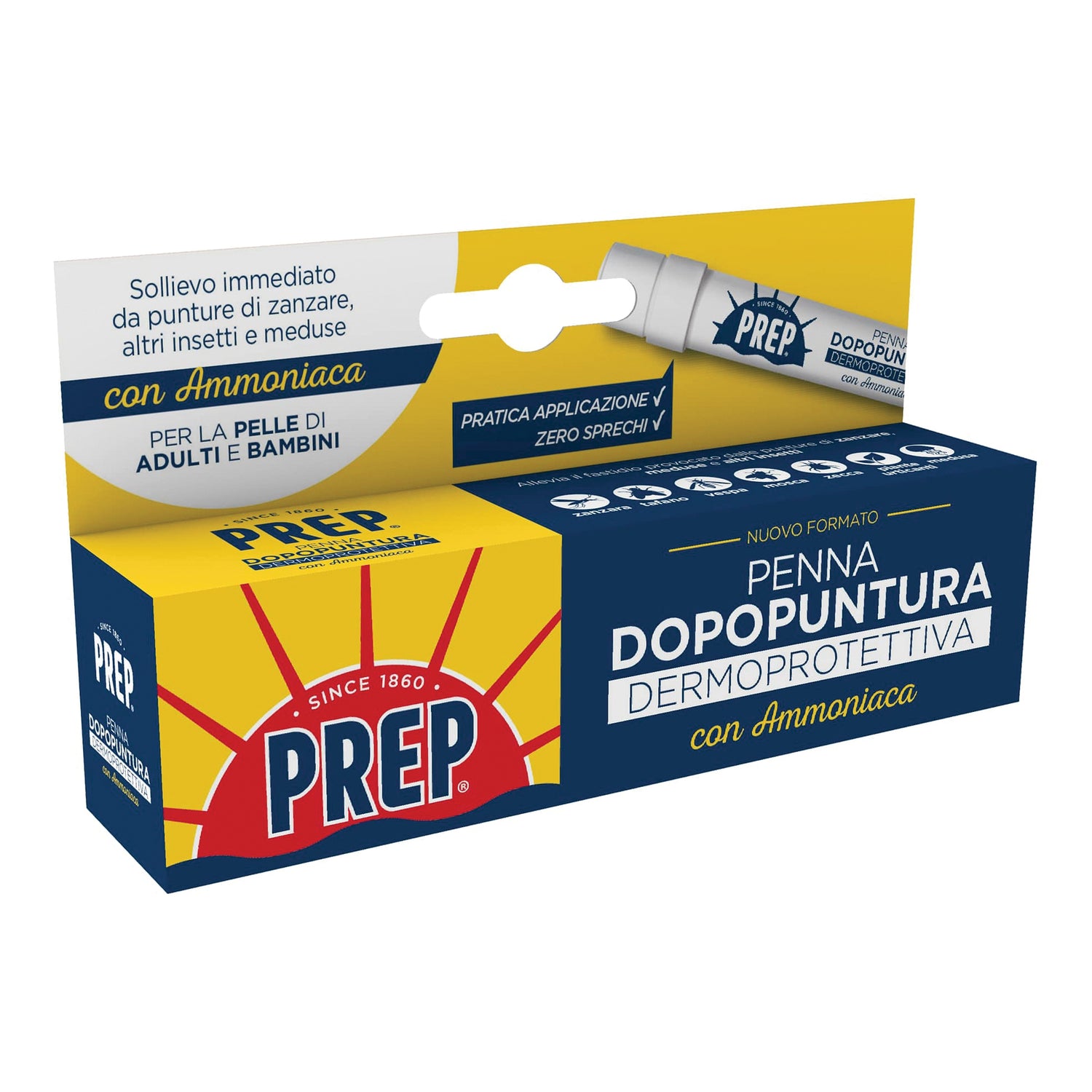 Prep Dopopuntura Penna Dermoprotettiva Con Ammoniaca 10ml