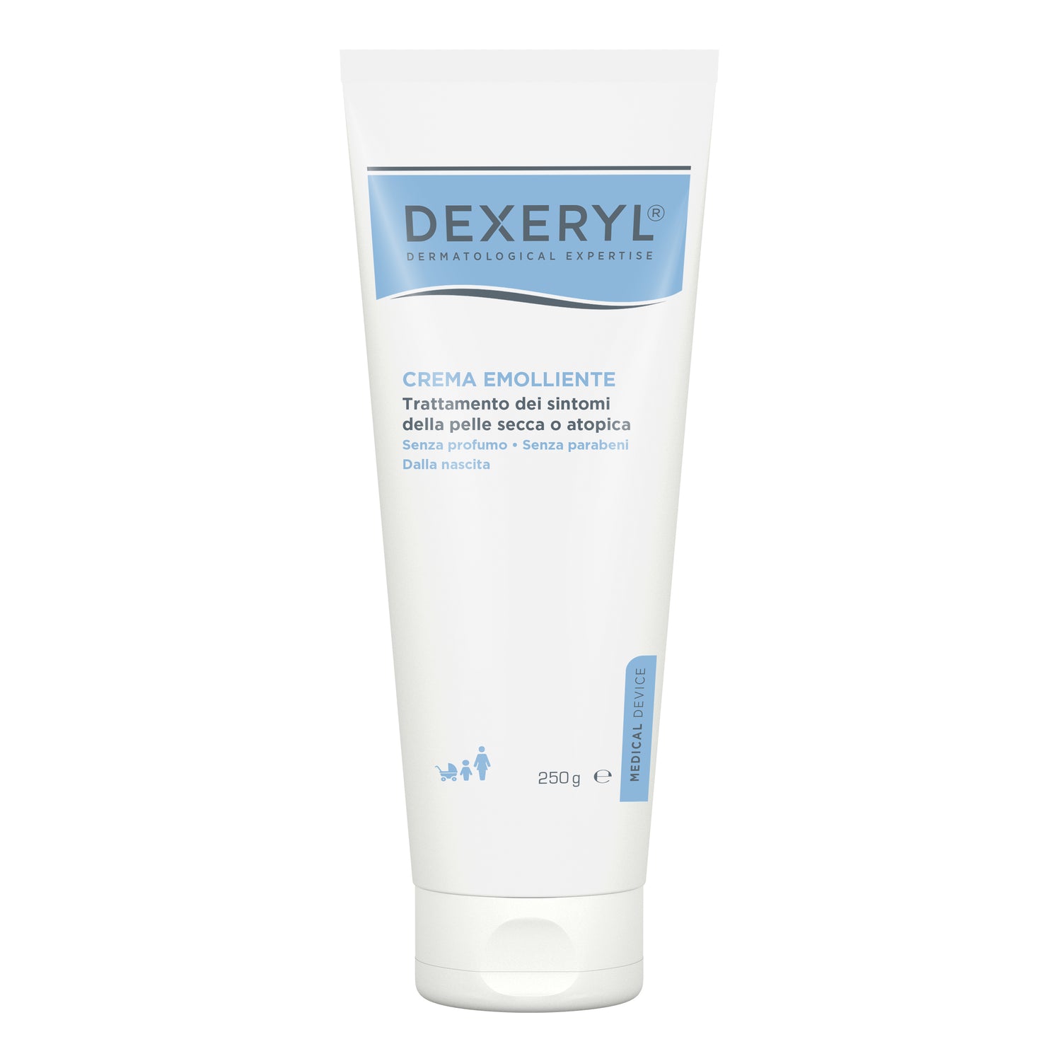 Dexeryl Crema Emolliente per Pelle Secca e Atopica 250g