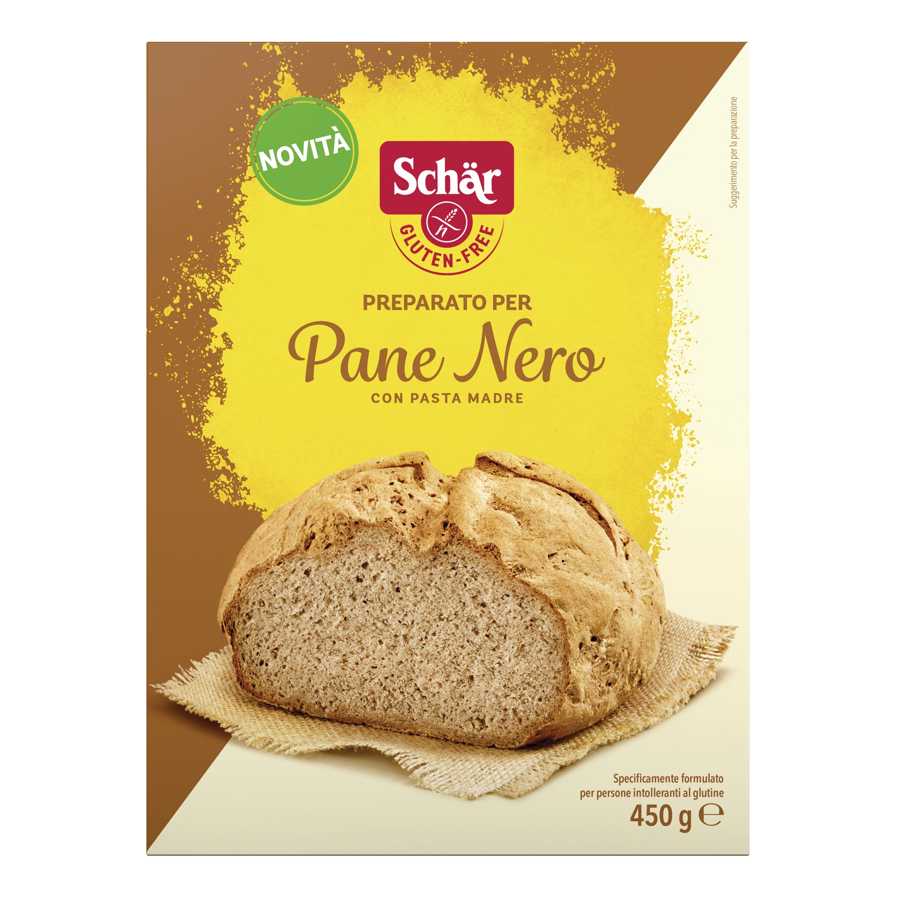 SCHAR PREPARATO PANE NERO 450G
