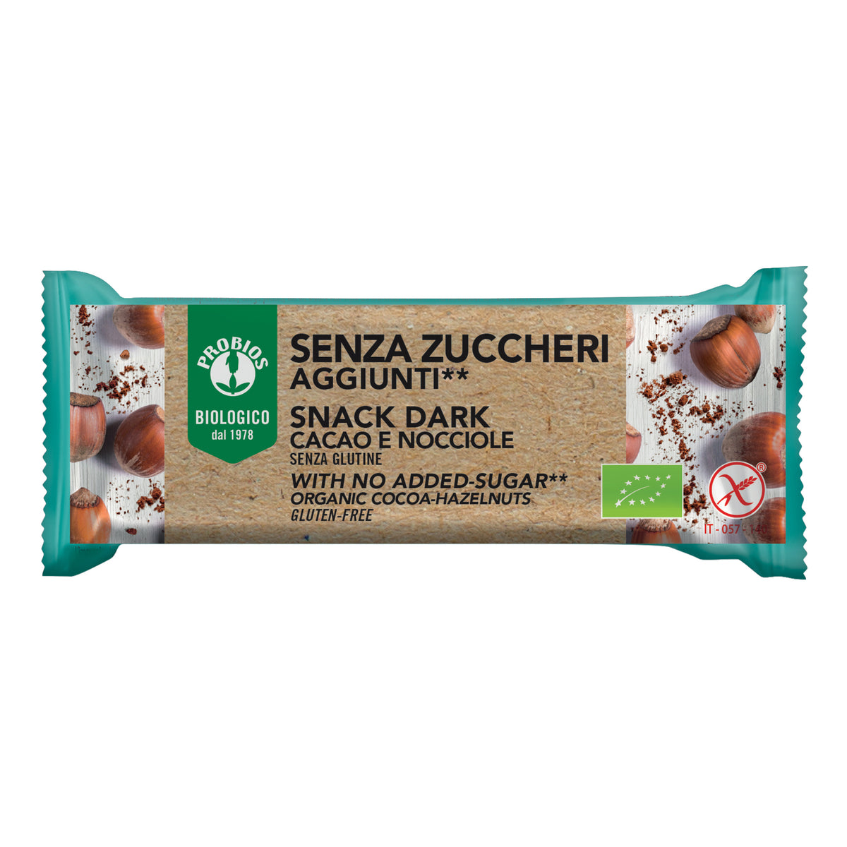 PROBIOS SNACK DARK S/ZUCCHERI  