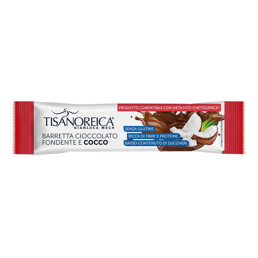 Gianluca Mech - Tisanoreica Barretta T-Smart Cocco Ricoperto Di Cioccolato Fondente 35g